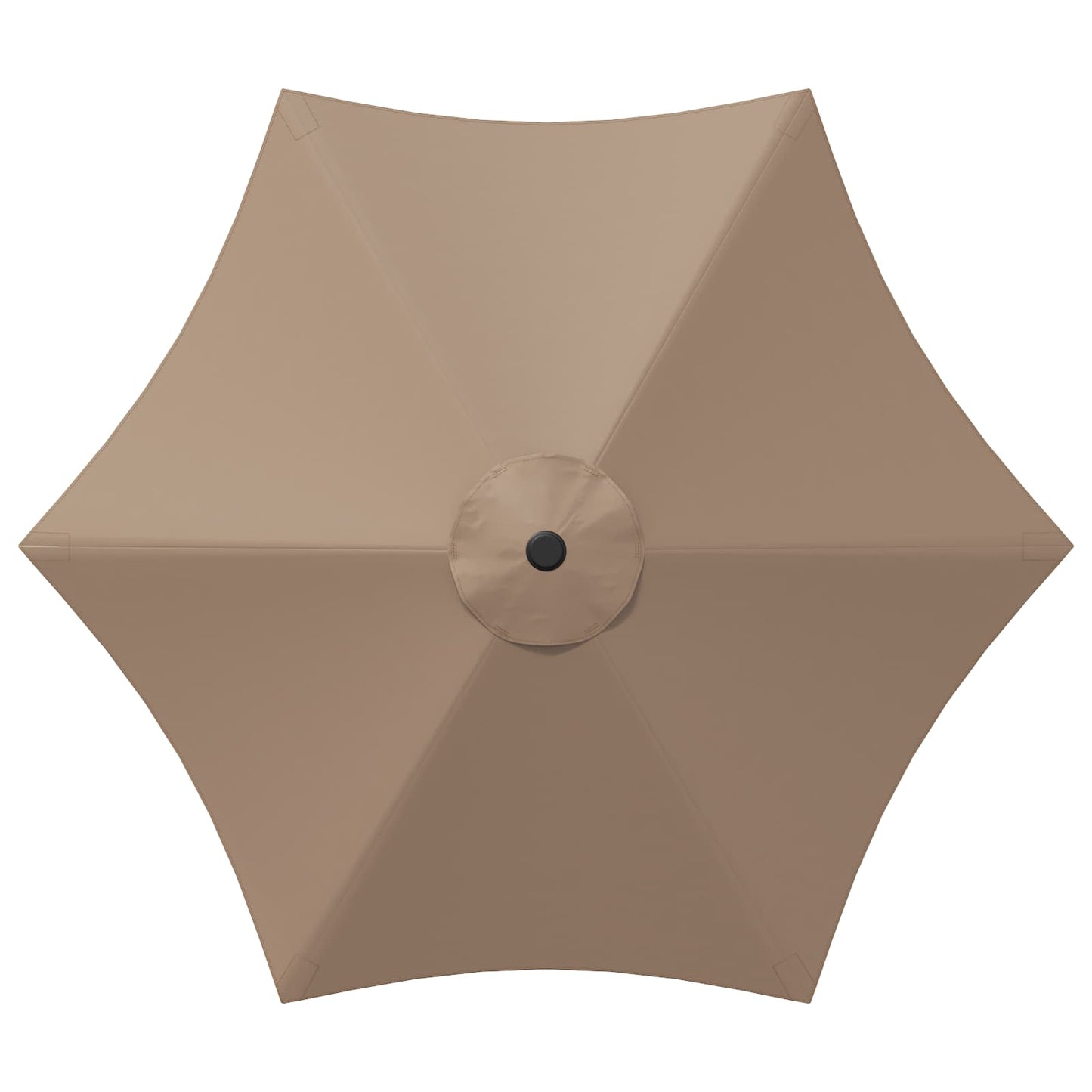 Garden Parasol with LED Lights and Base 230 x 230 cm Polyester