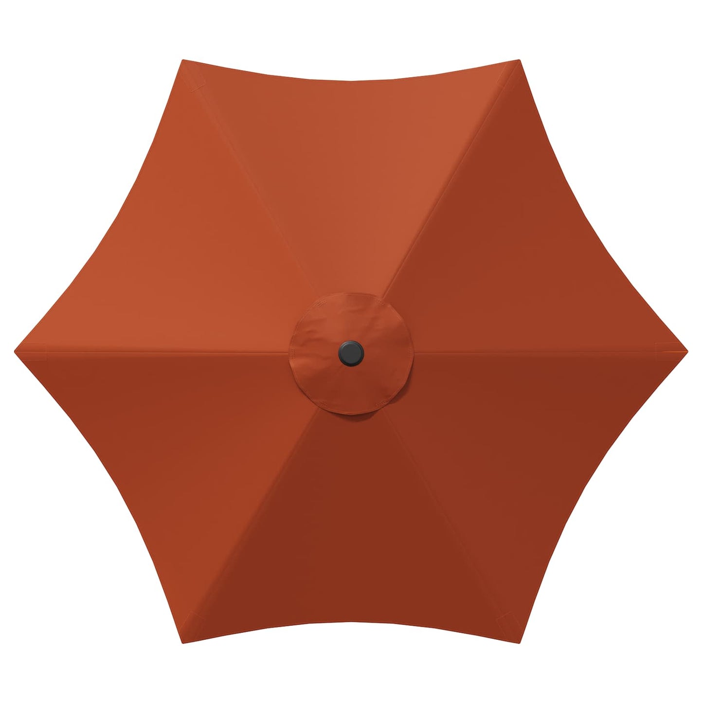 Garden Parasol with LED Lights and Base 300 x 300 cm Polyester
