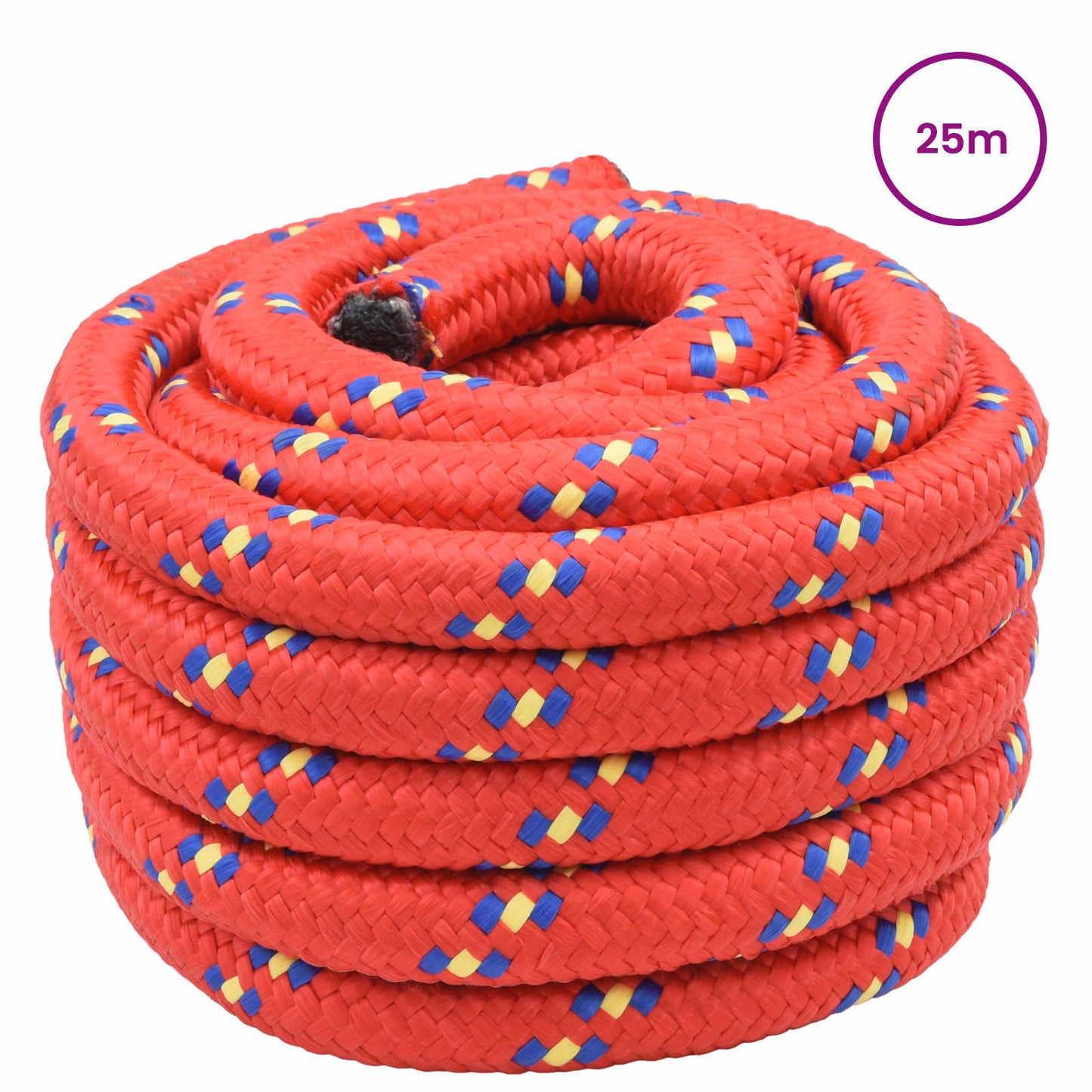 Boat Rope 5 mm 25 m Red