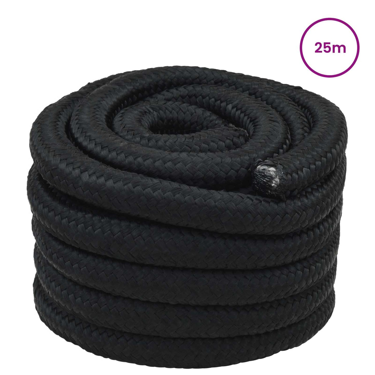 Boat Rope 3 mm 25 m Black PP
