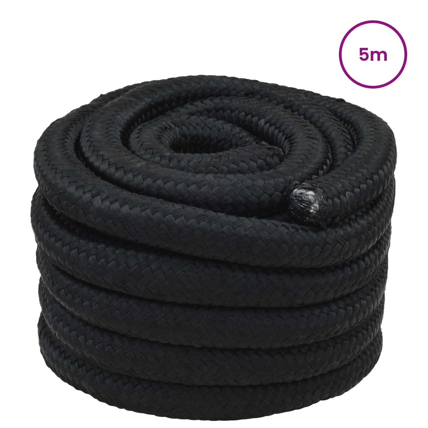 Boat Rope 4 mm 5 m Black