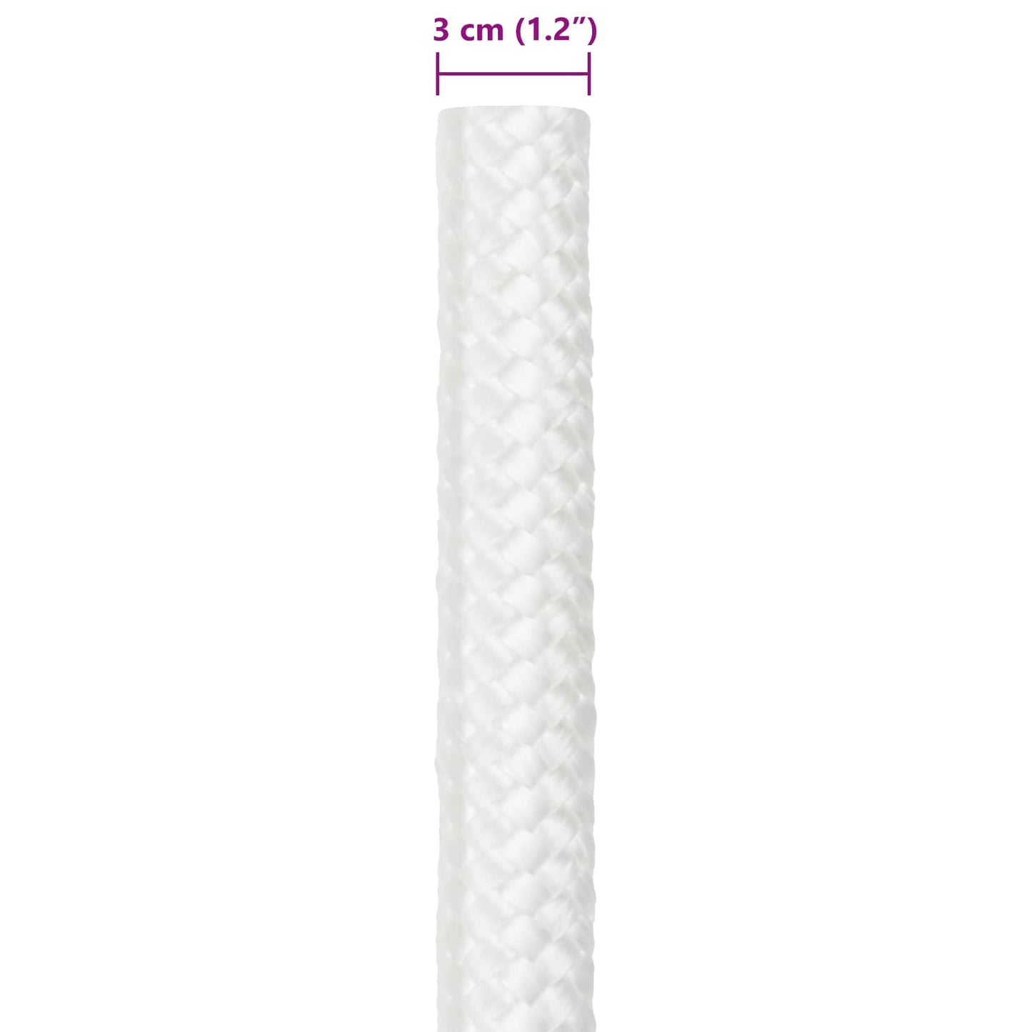Boat Rope 3 mm 10 m White