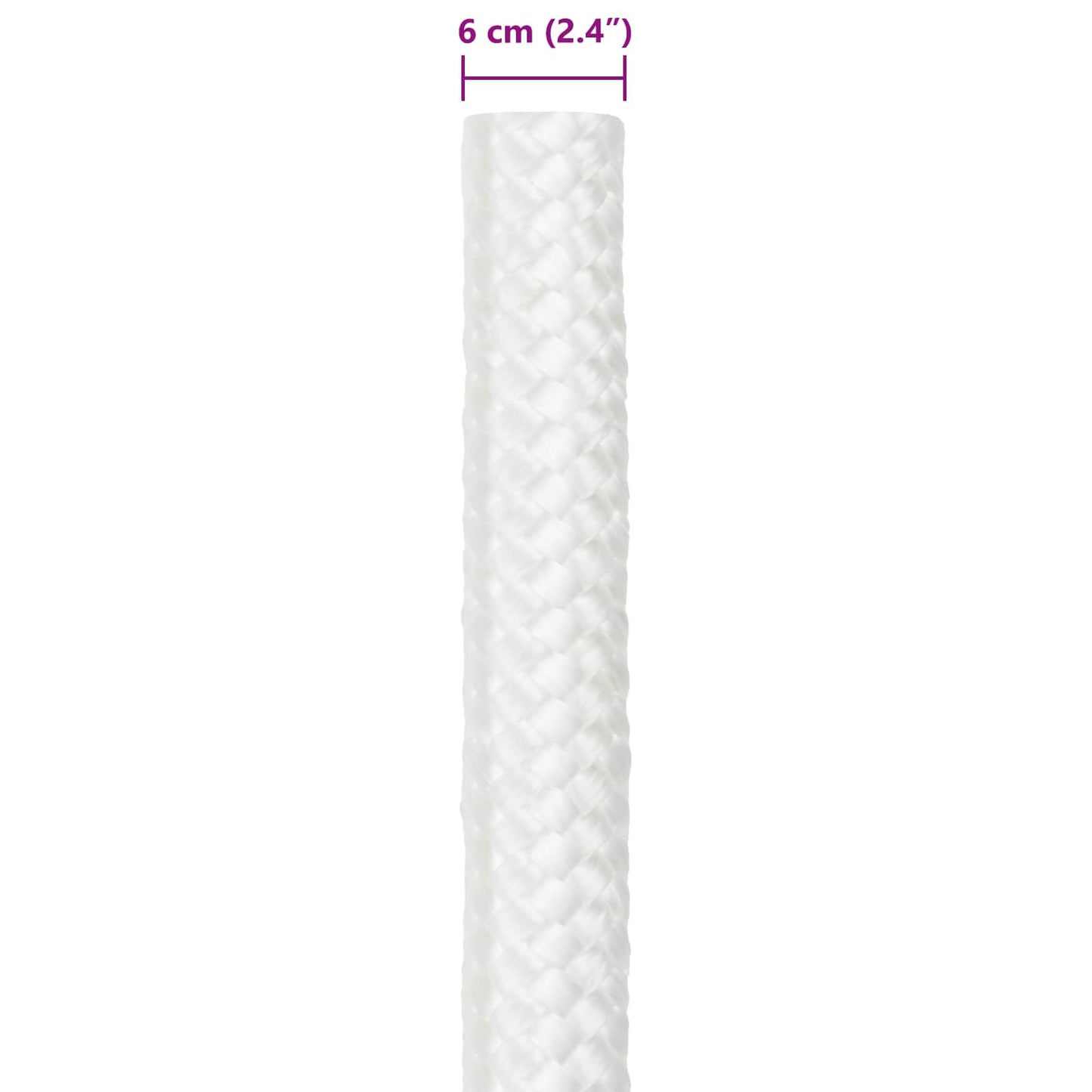 Boat Rope 6 mm 5 m White