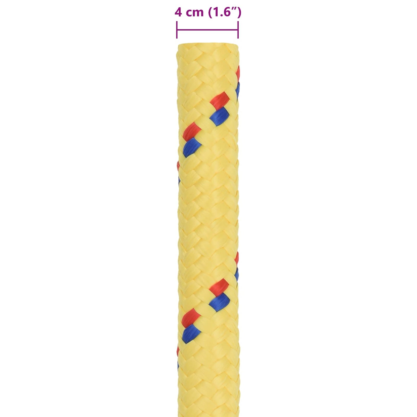 Boat Rope 4 mm 5 m Yellow