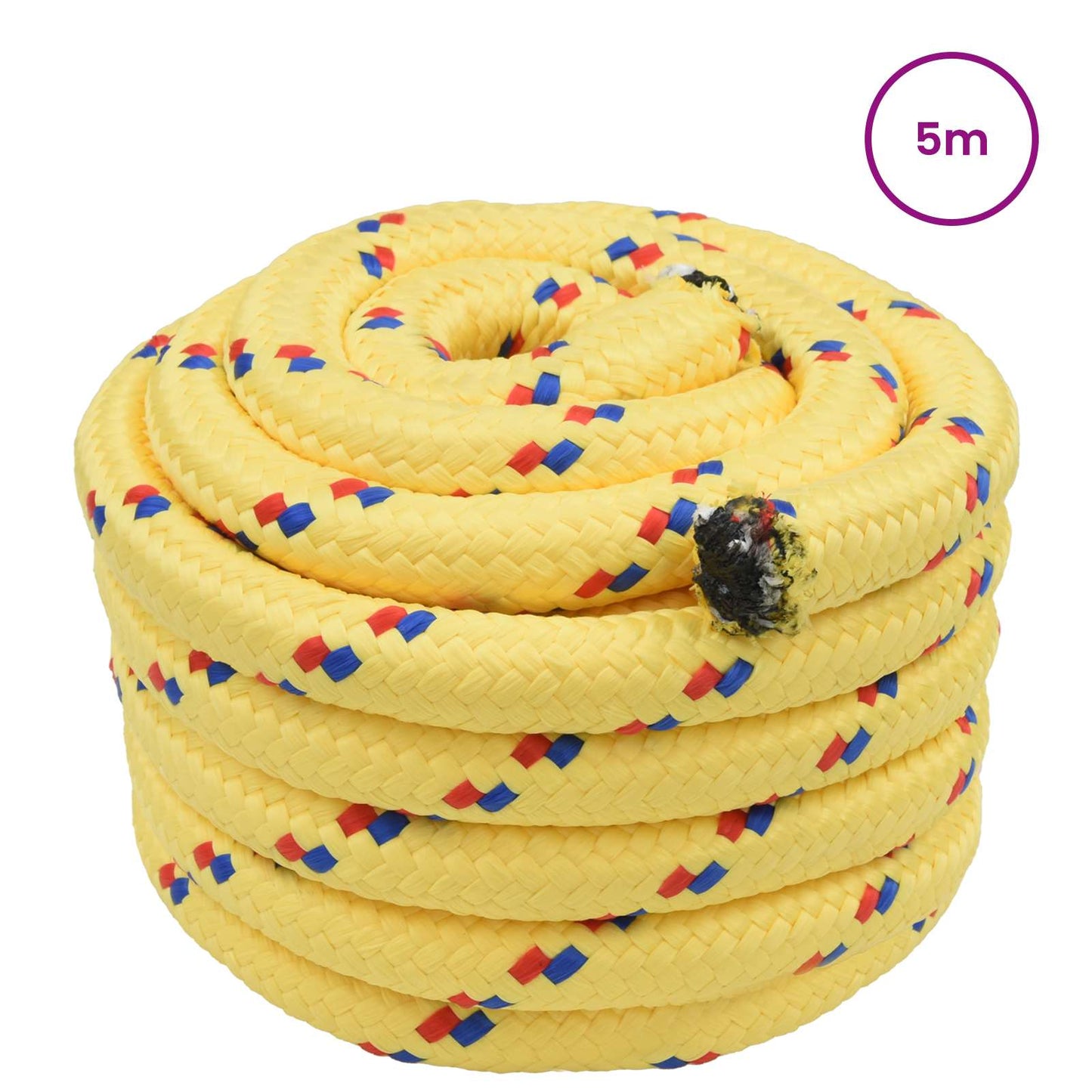 Boat Rope 4 mm 5 m Yellow