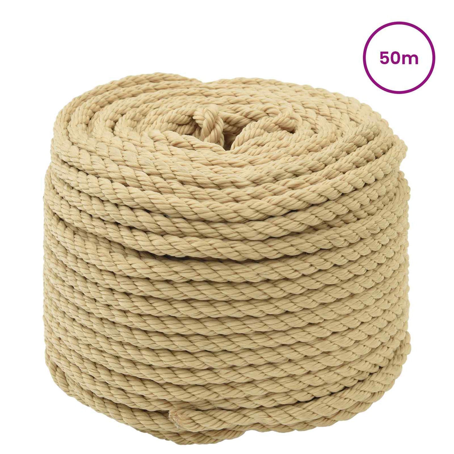 Boat Rope 0.8 mm 50 m Natural
