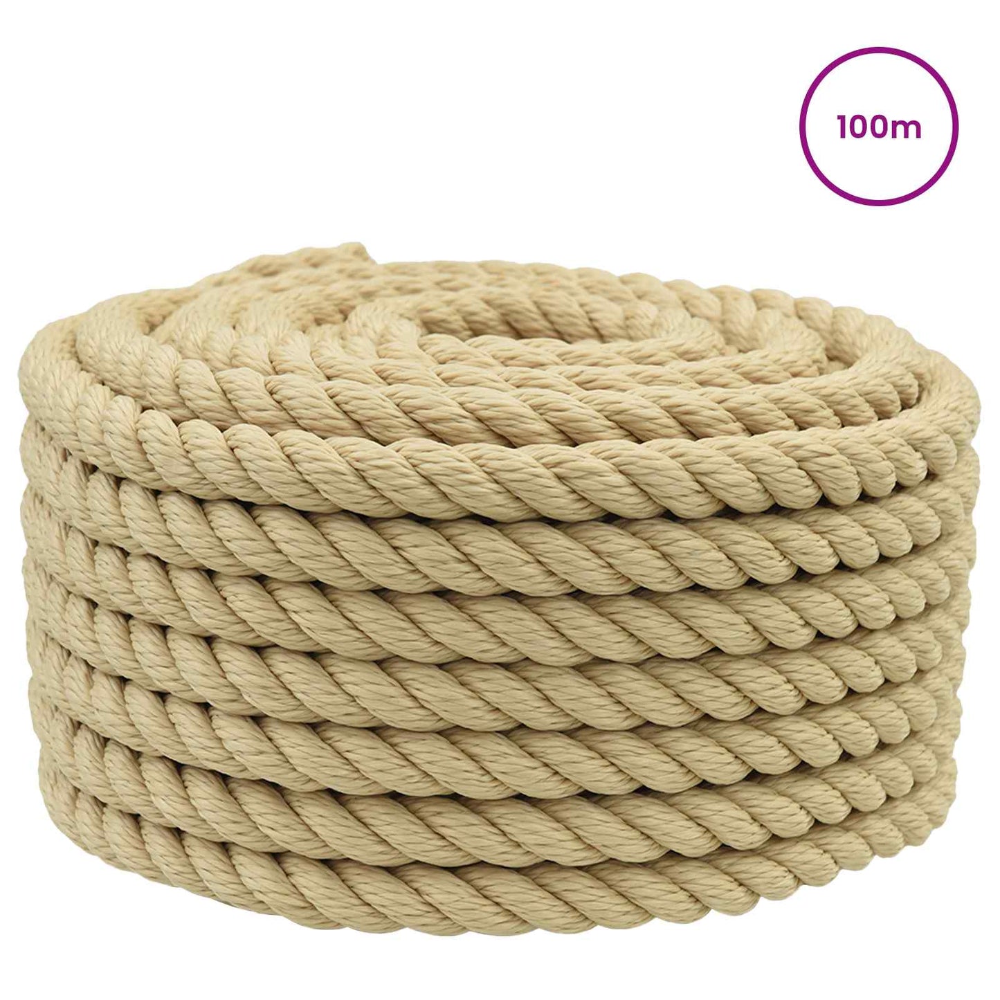 Boat Rope 2 mm 100 m Natural