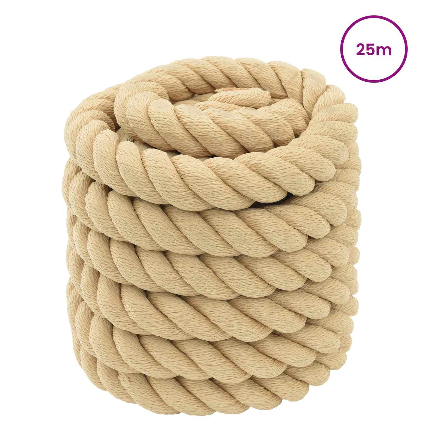 Boat Rope 5 mm 25 m Natural