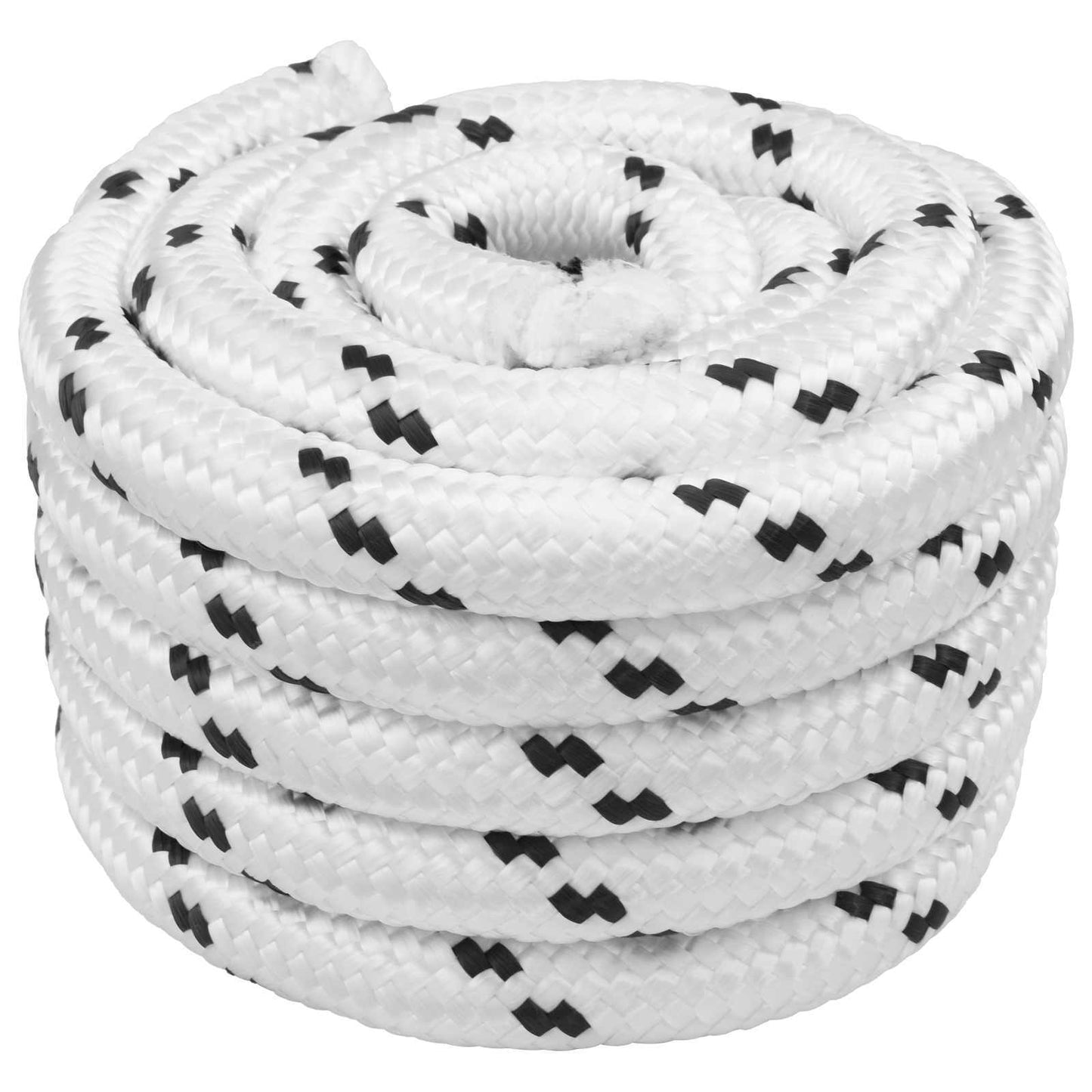 Boat Rope 2.5 mm 50 m White Polyester