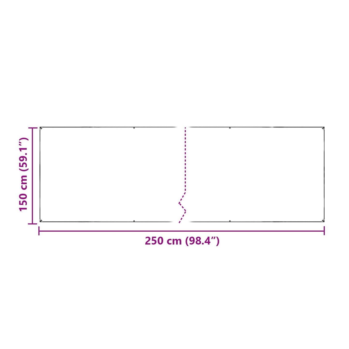 Plant Cover Transparent 2.5 x 1.5 m PE