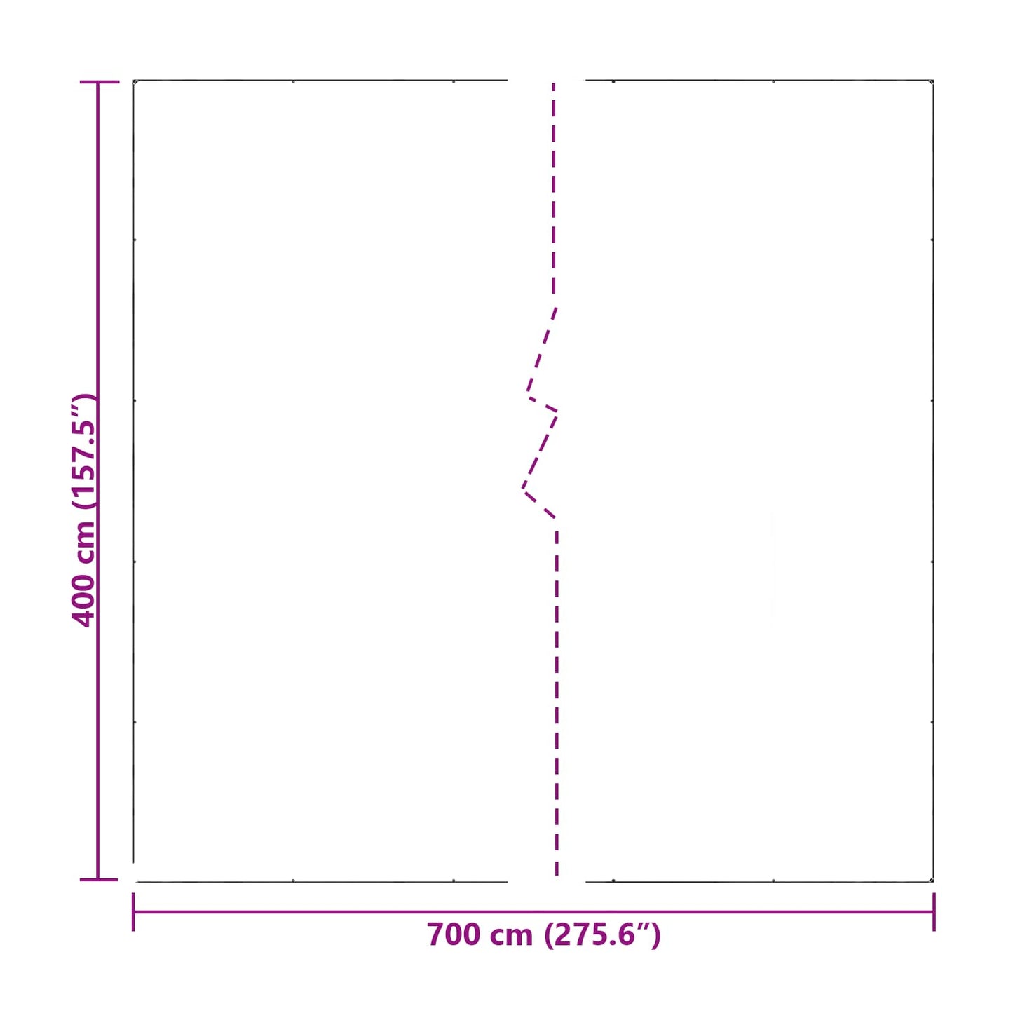 Plant Cover Transparent 7 x 4 m PE