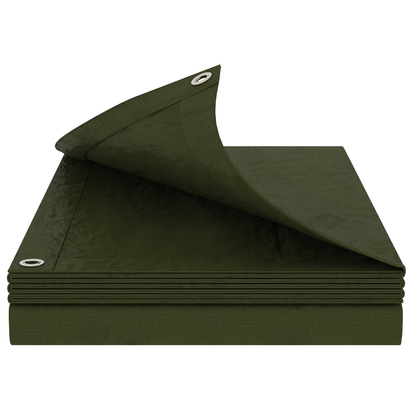 Tarpaulin with Eyelets Green 8 x 10 m 260 gsm PE