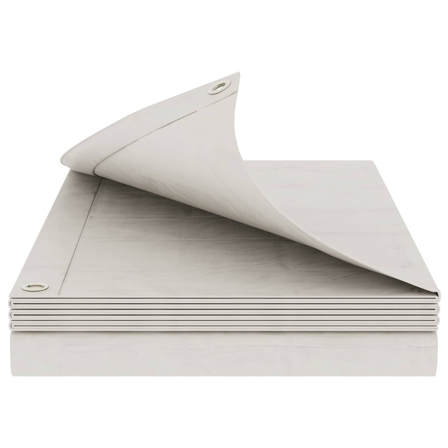 Tarpaulin with Eyelets White 8 x 12 m 180 gsm PE
