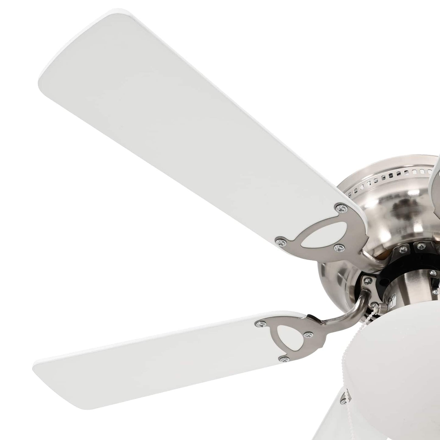 Ceiling Fan with Light Ø 82 cm White