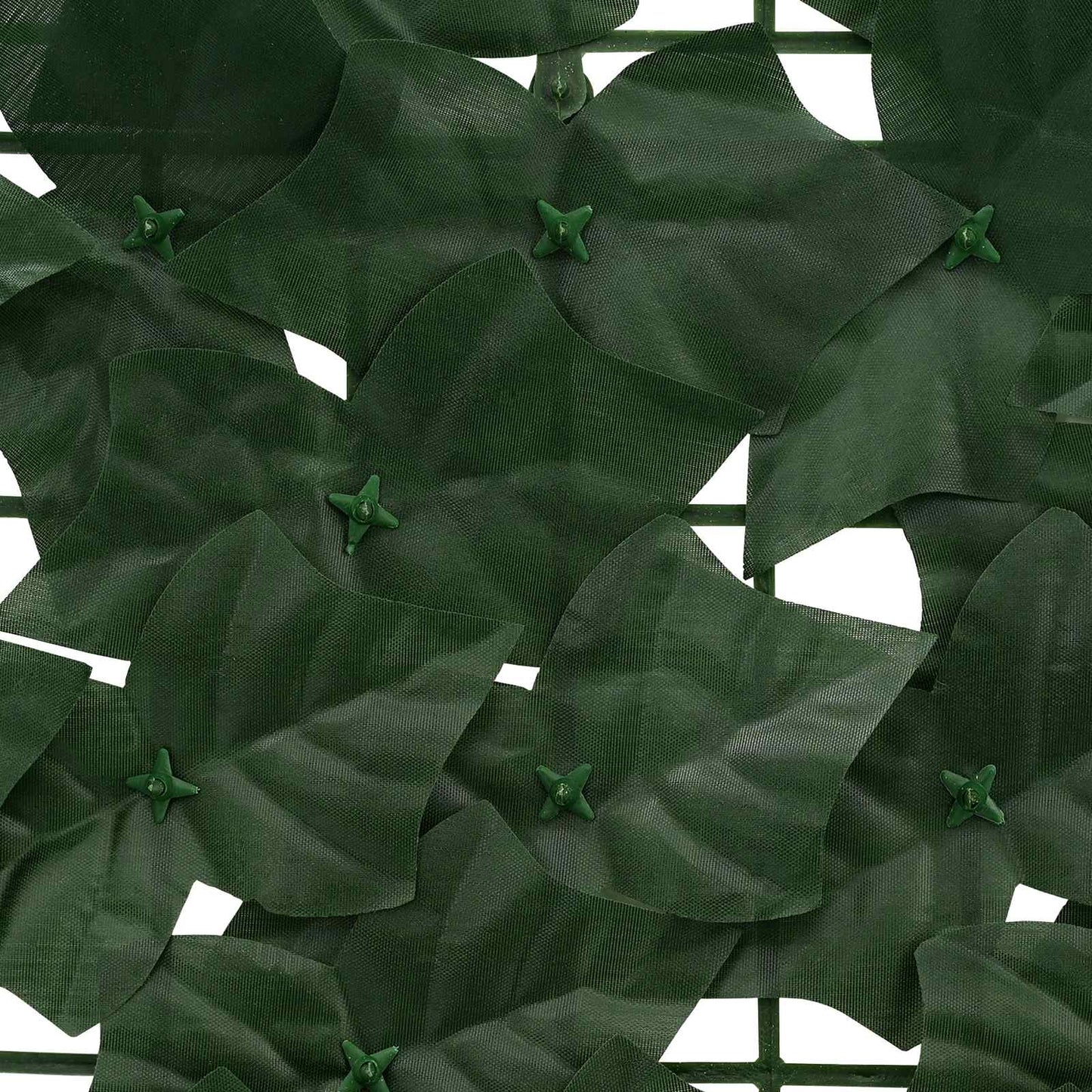 Balcony Screen with Leaves Dark Green 200 x 75 cm