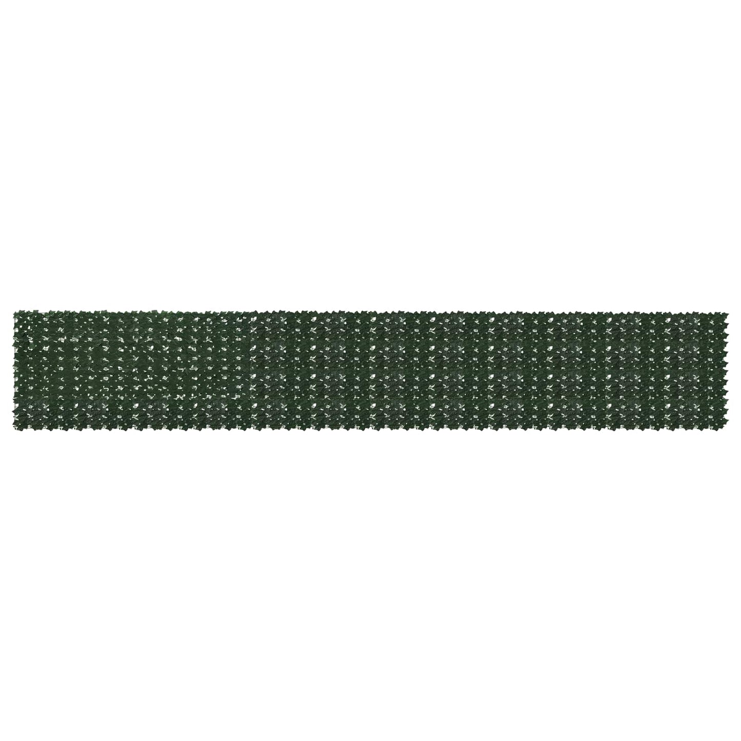 Balcony Screen with Leaves Dark Green 600 x 100 cm
