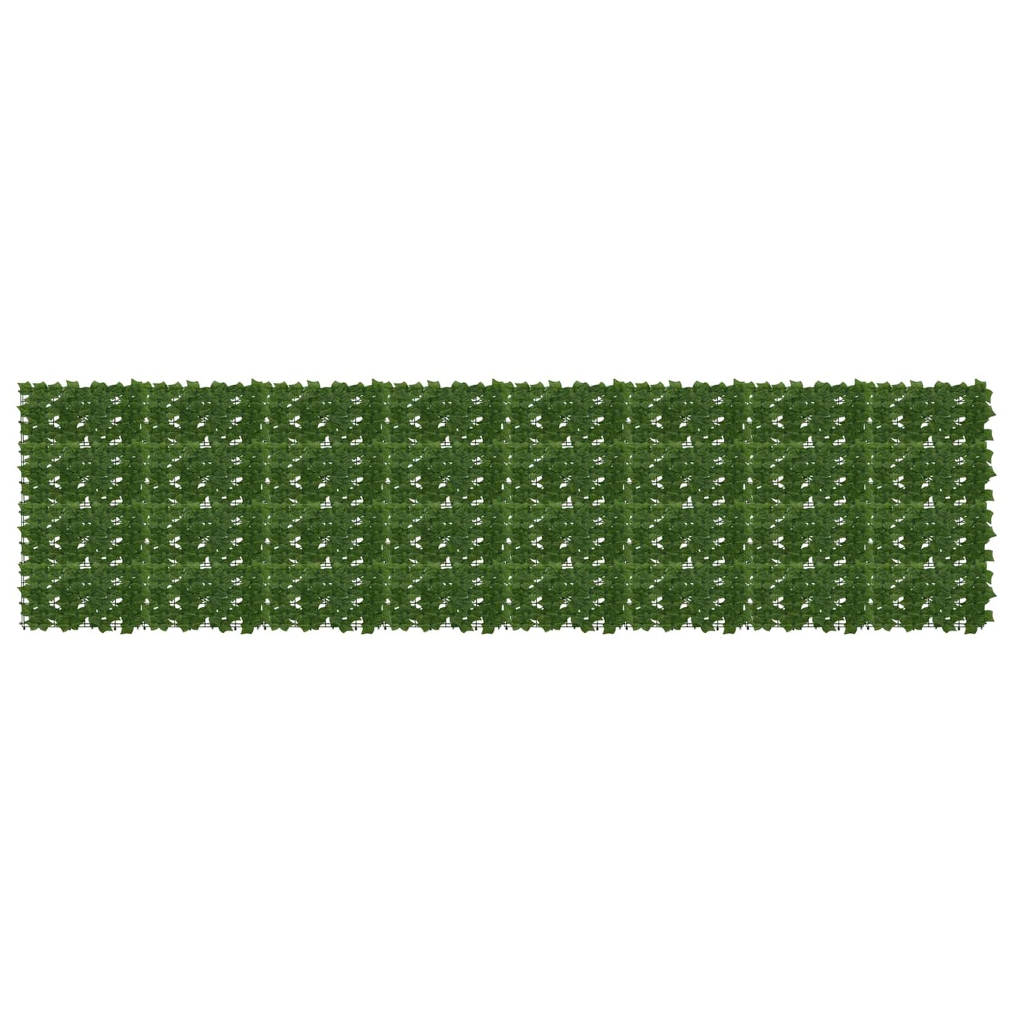 Balcony Screen with Leaves Green 400 x 100 cm