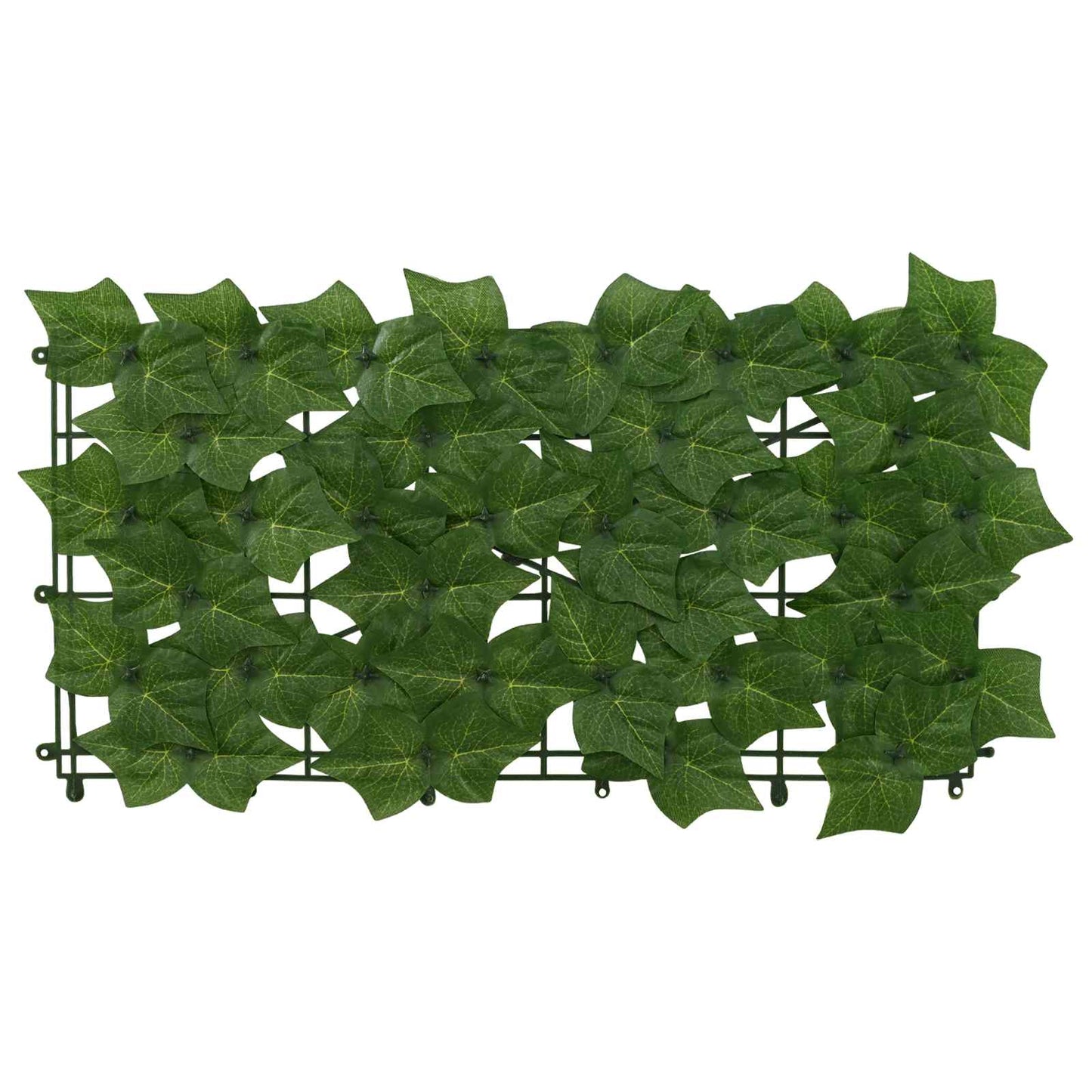 Balcony Screen with Leaves 300 x 150 cm Polyethylene and Fabric