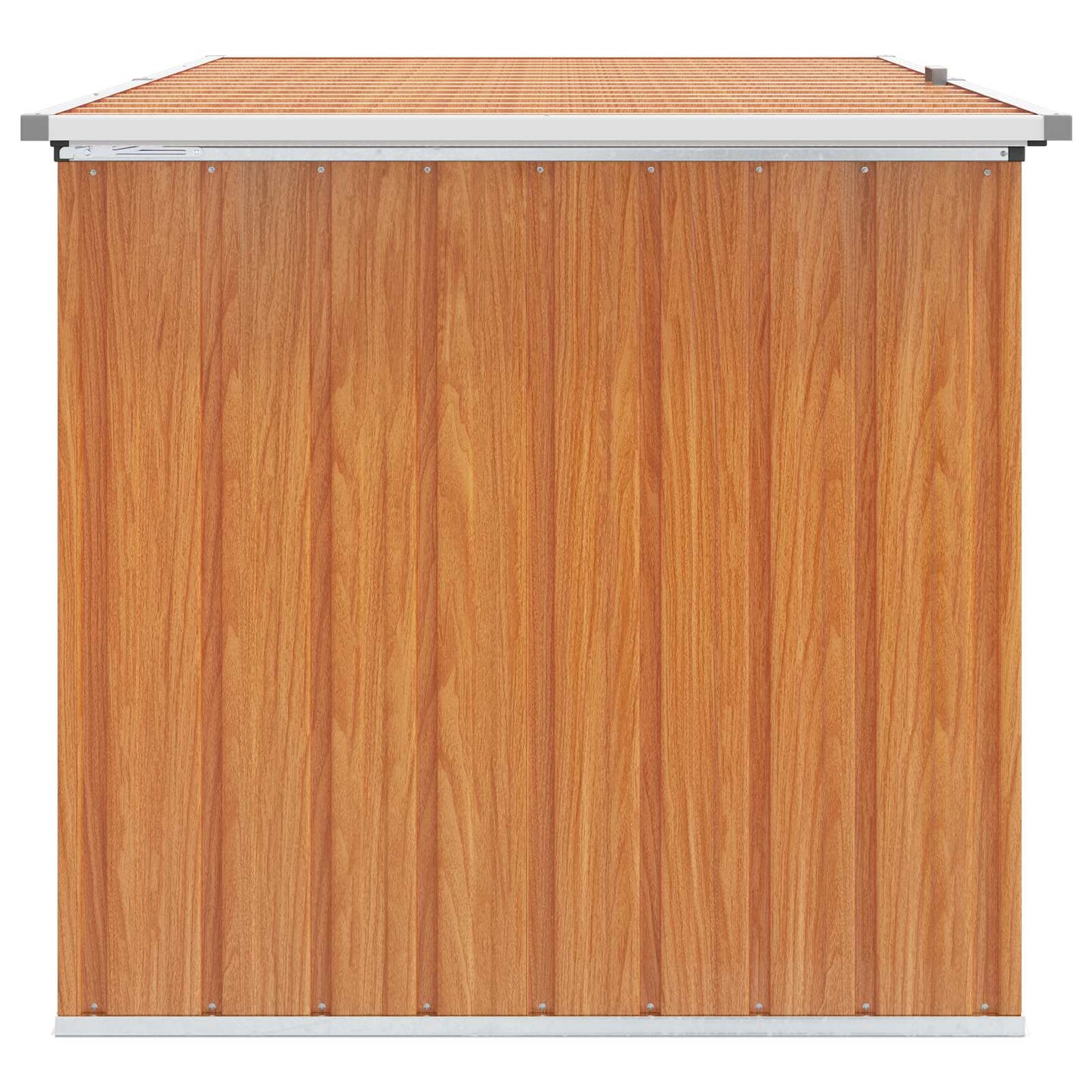 Outdoor Storage Box Galvanised Steel 171 x 99 x 93 cm Wood-like