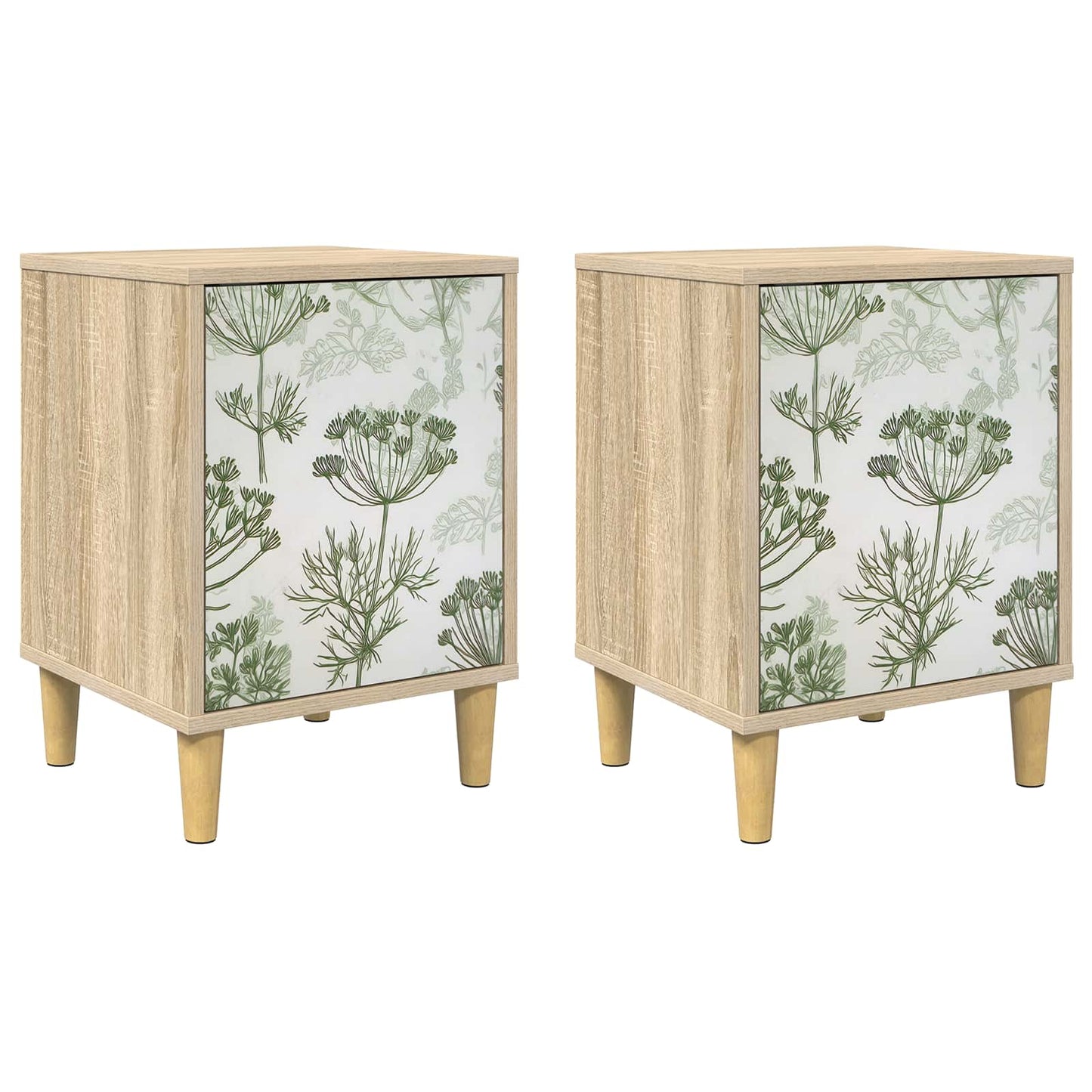 Bedside Cabinet GOTHA 2 pcs Sonoma Oak 36 x 33 x 50 cm