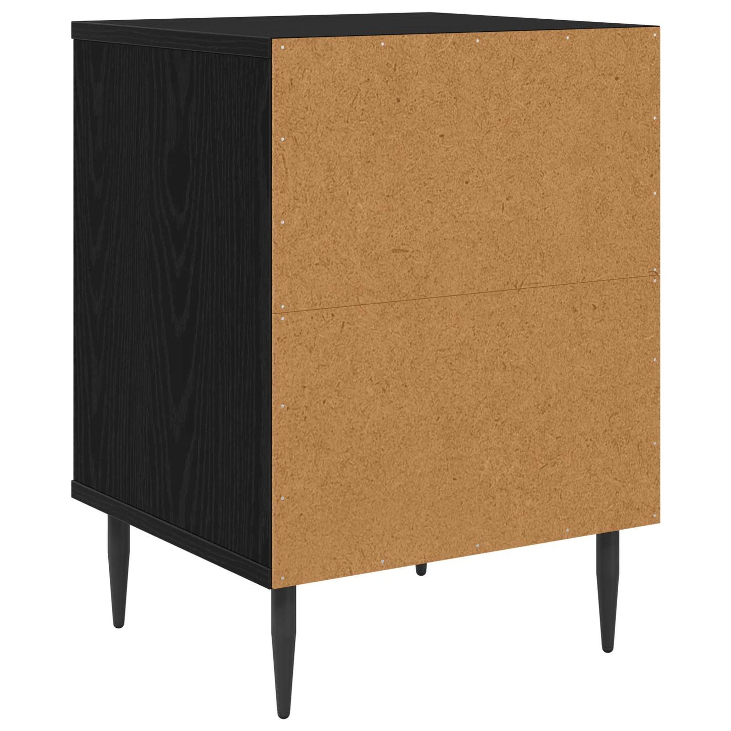 Bedside Cabinet ESSEN 2 pcs Black Oak 36 x 33 x 51 cm