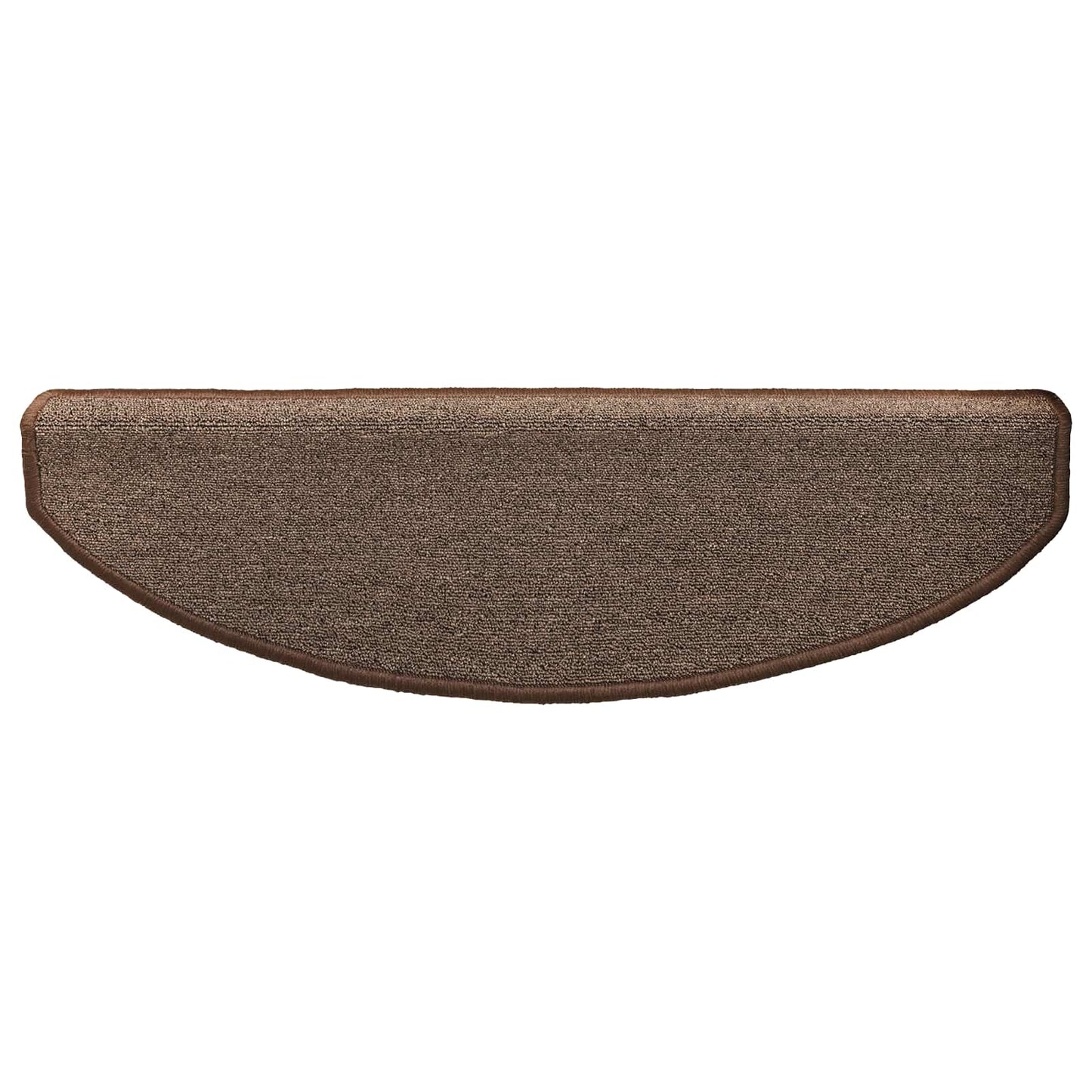Self-adhesive Stair Mats 15 pcs 80 x 24.5 x 3.5 cm Coffee Brown