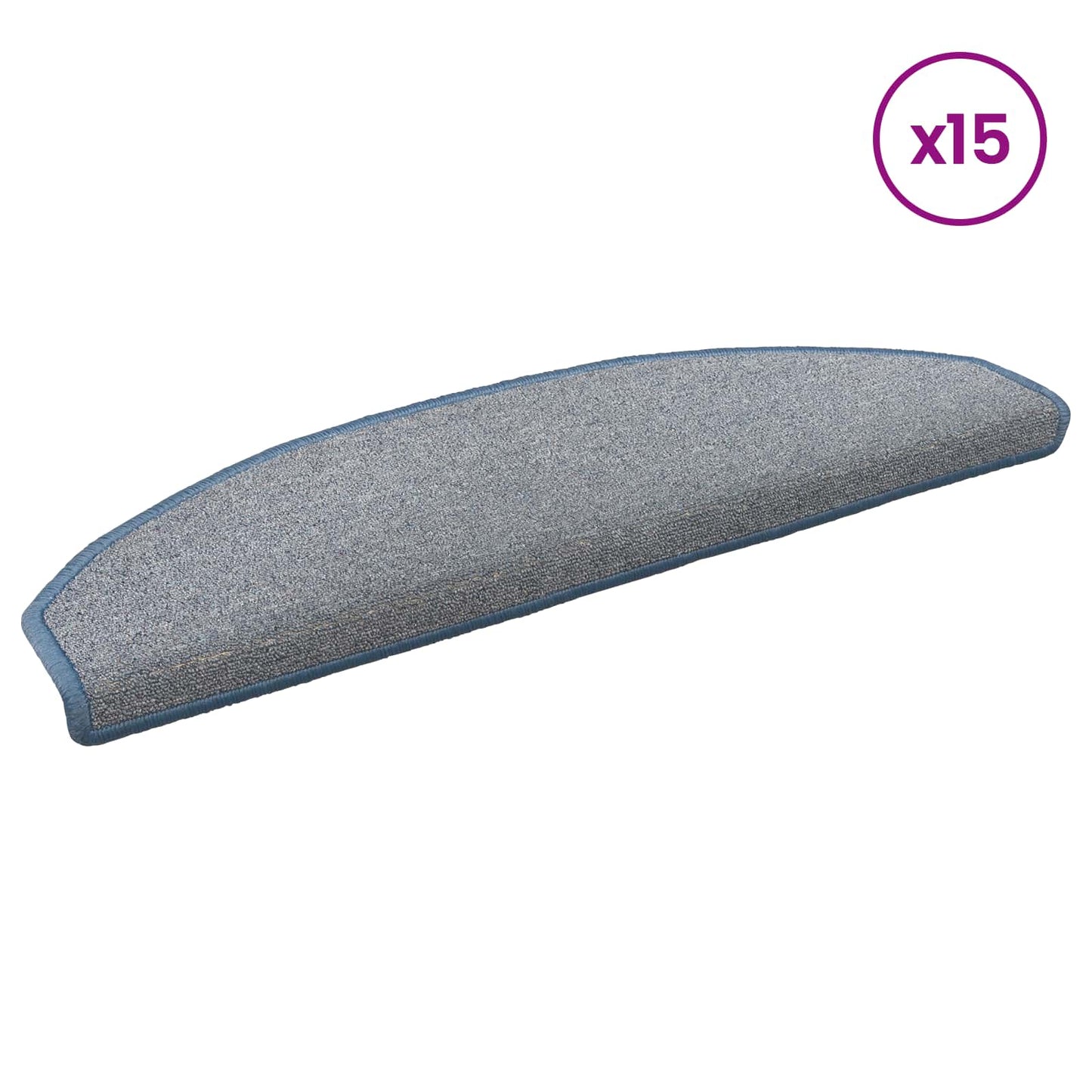 Self-adhesive Stair Mats 15 pcs 80 x 24.5 x 3.5 cm