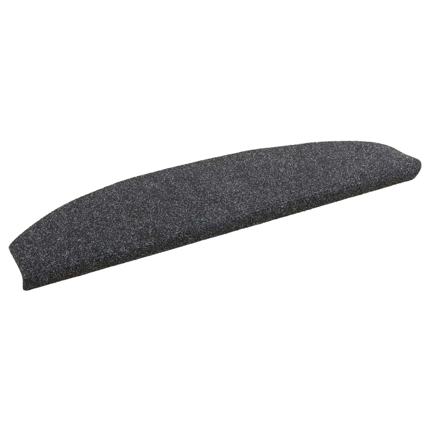 Self-adhesive Stair Mats 15 pcs 80 x 24.5 x 3.5 cm Dark Grey