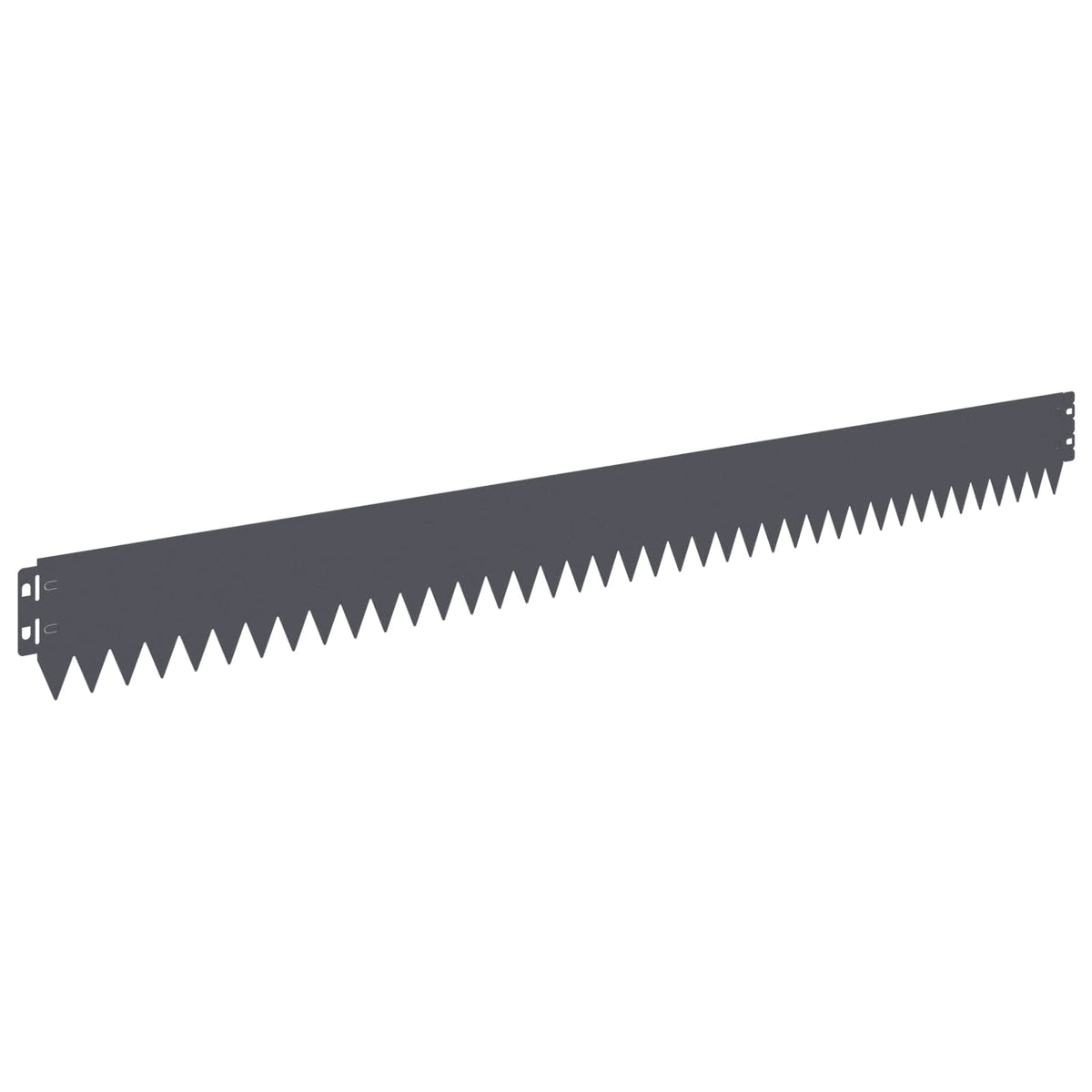 Lawn Edging 10 pcs 103 x 10 cm Steel Anthracite