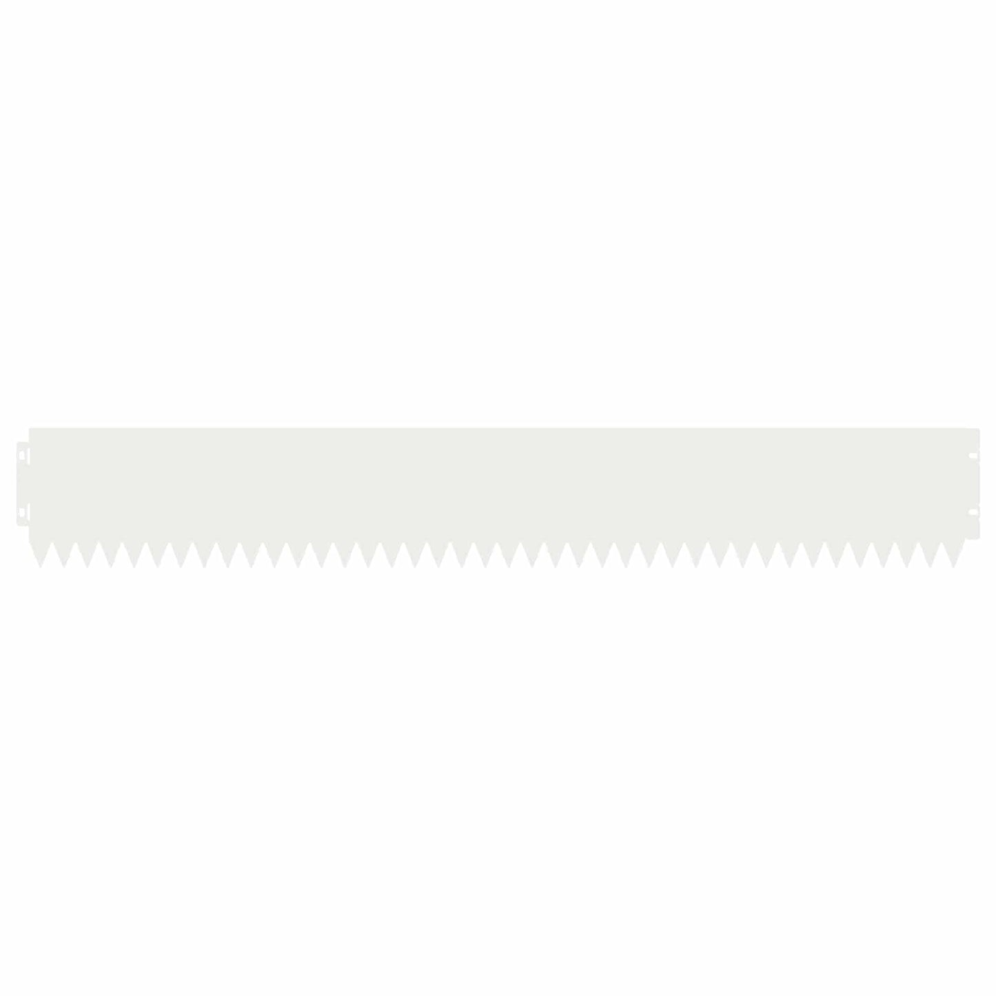 Lawn Edging 30 pcs 103 x 15 cm Steel White