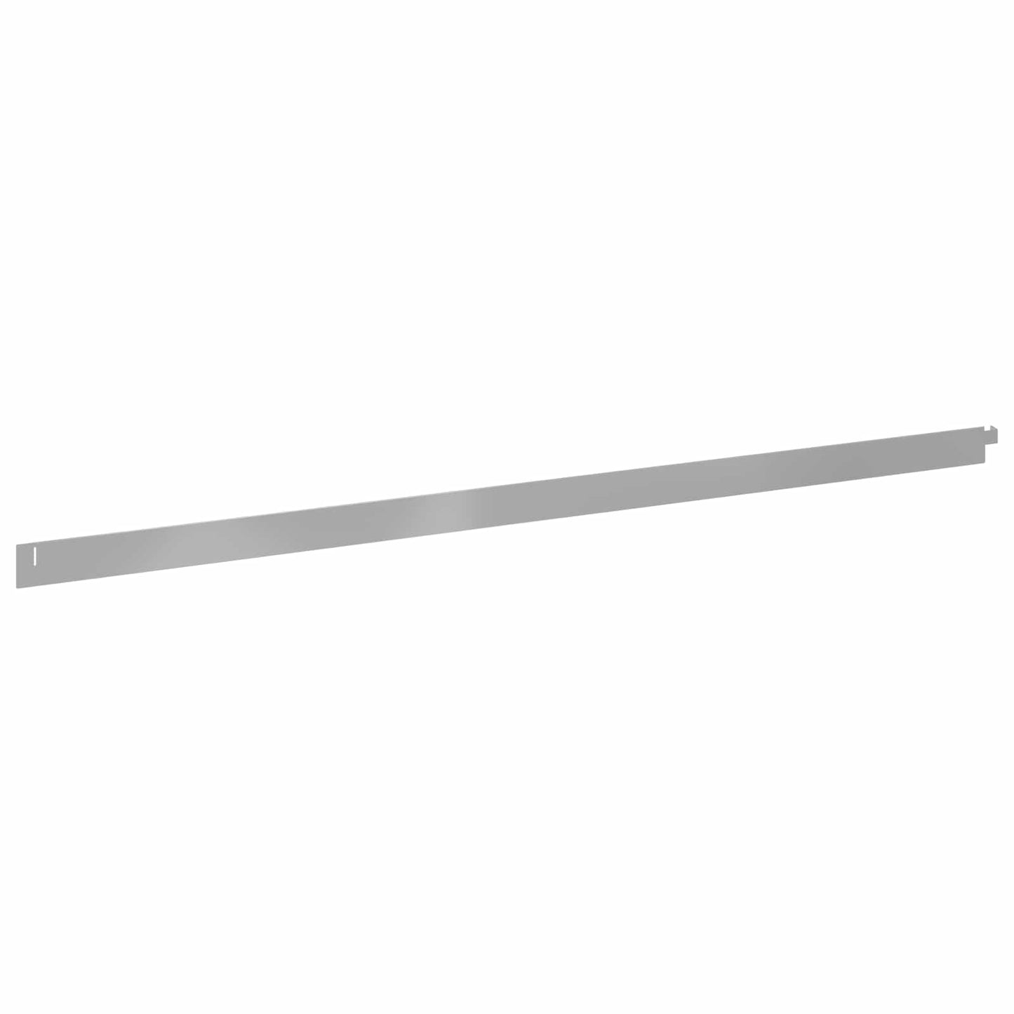 Lawn Edging 30 pcs 102 x 4 x 4 cm Steel Silver