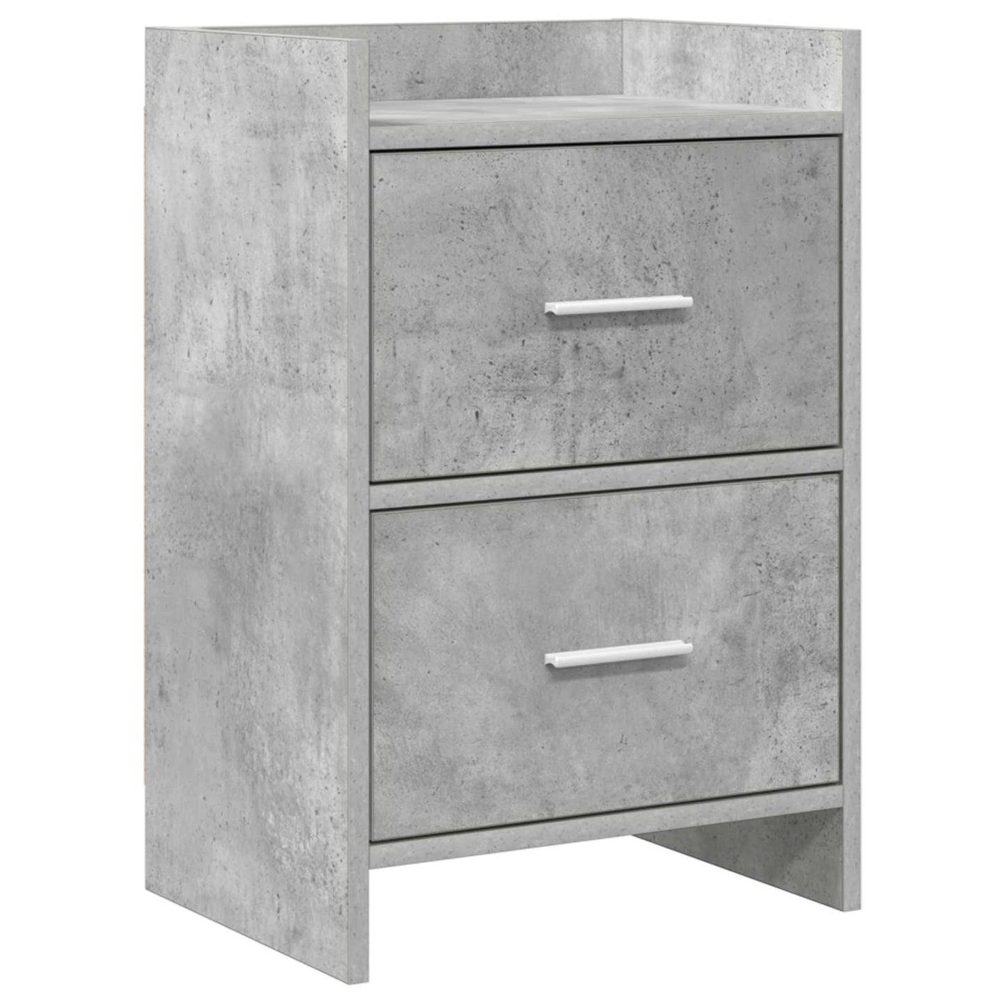Bedside Tables Concrete Grey 40 x 30 x 60 cm Engineered Wood