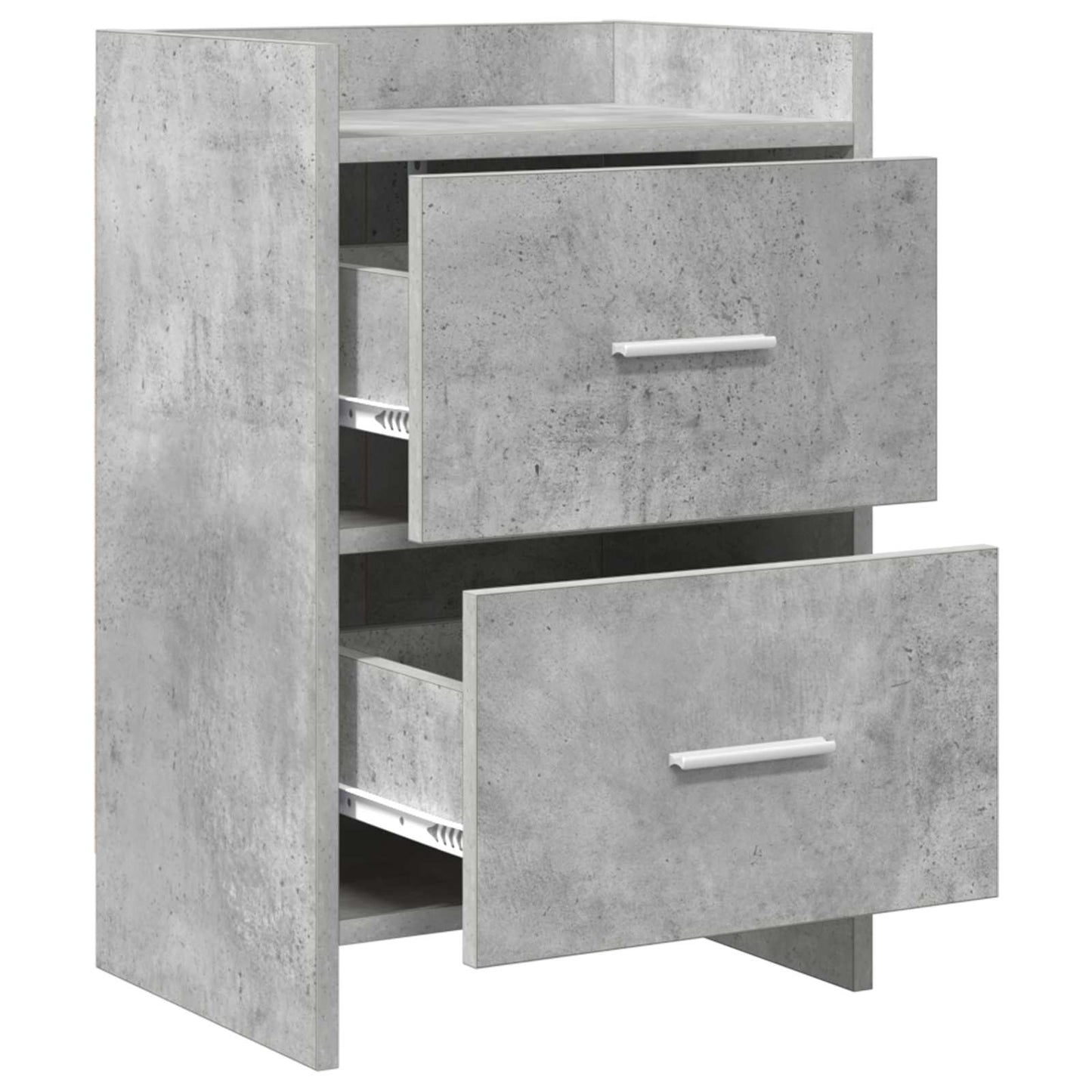 Bedside Tables Concrete Grey 40 x 30 x 60 cm Engineered Wood