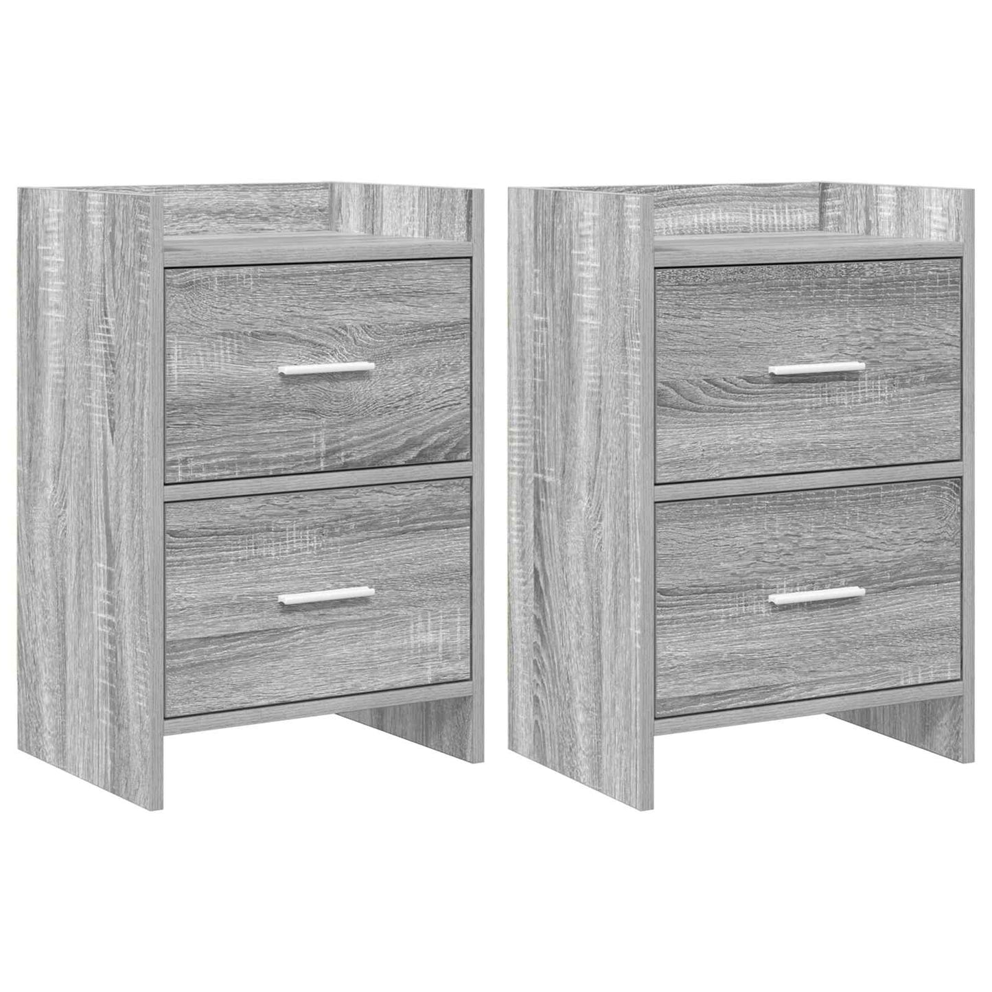 Bedside Tables 2 pcs Grey Sonoma 40 x 30 x 60 cm
