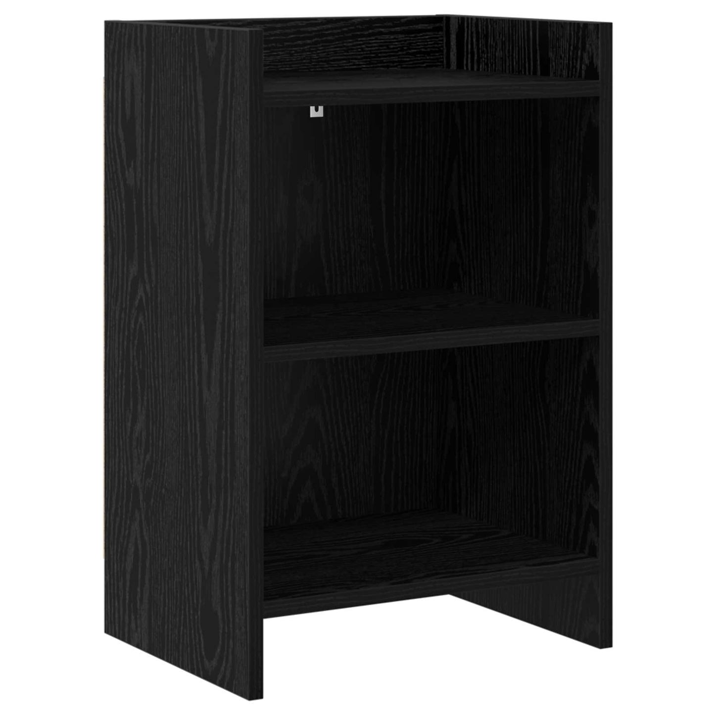 Bedside Tables Black Oak 40 x 30 x 60 cm Engineered Wood
