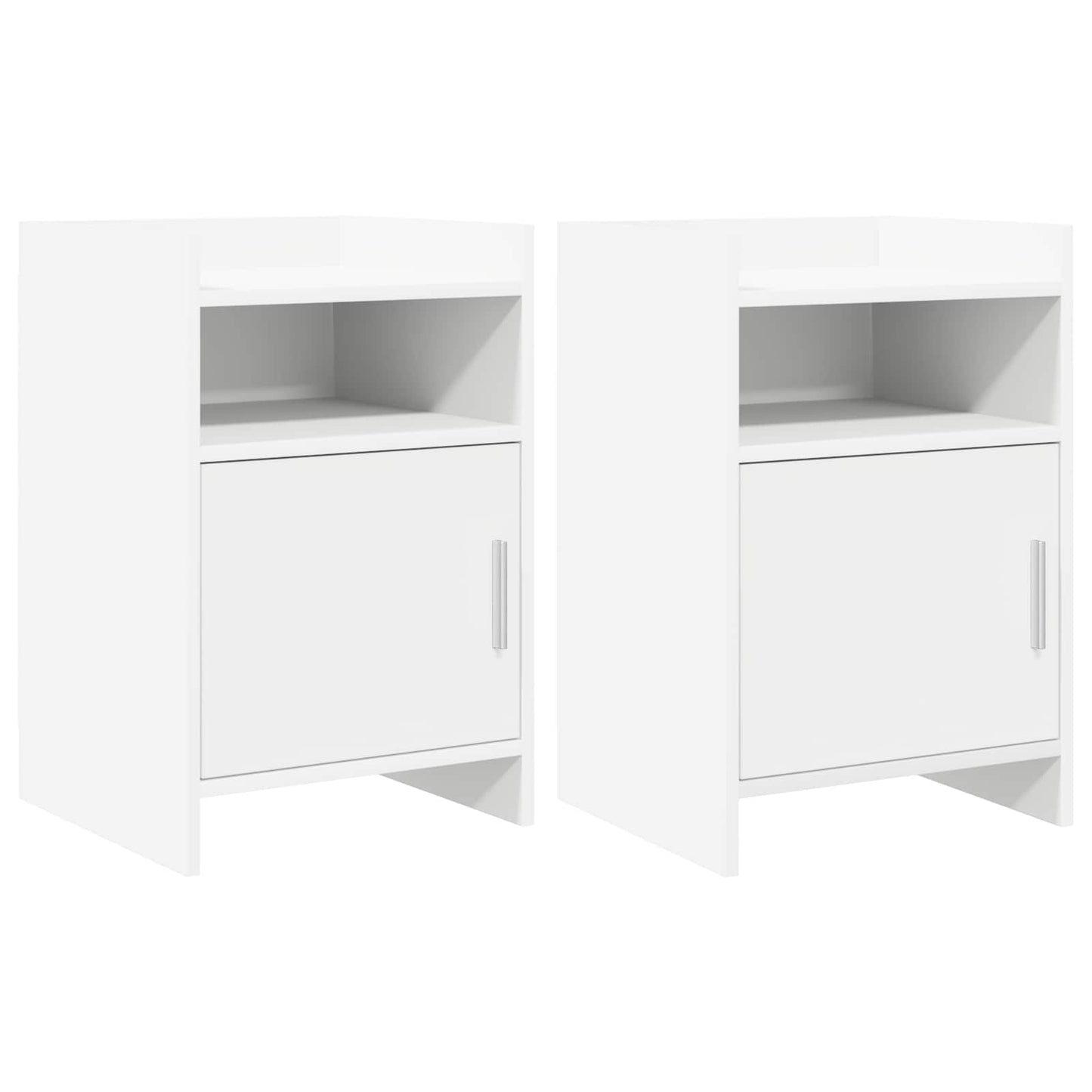 Bedside Tables 2 pcs White 40 x 36 x 60 cm Engineered Wood