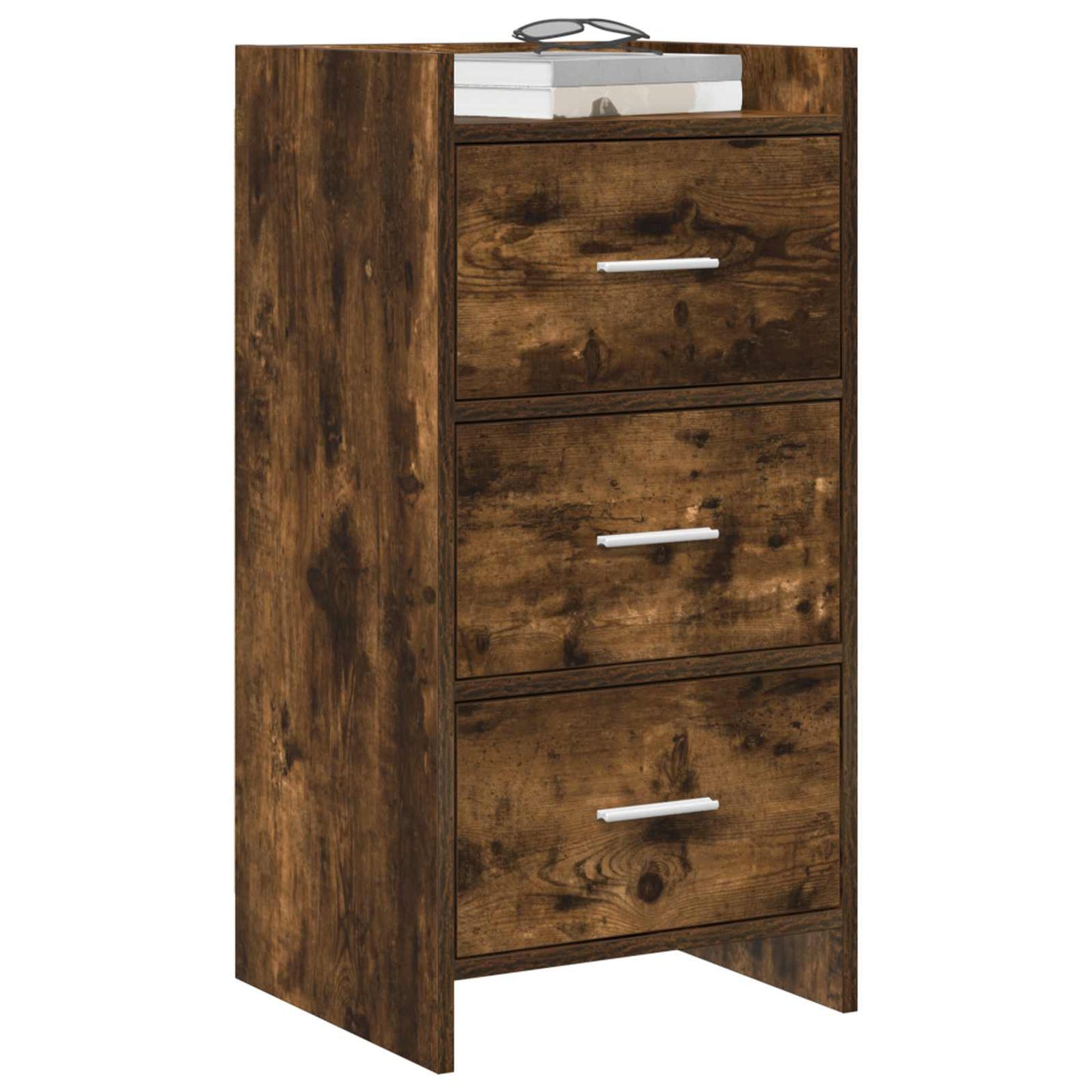 Sideboard Smoked Oak 40 x 36 x 80 cm Engineered Wood