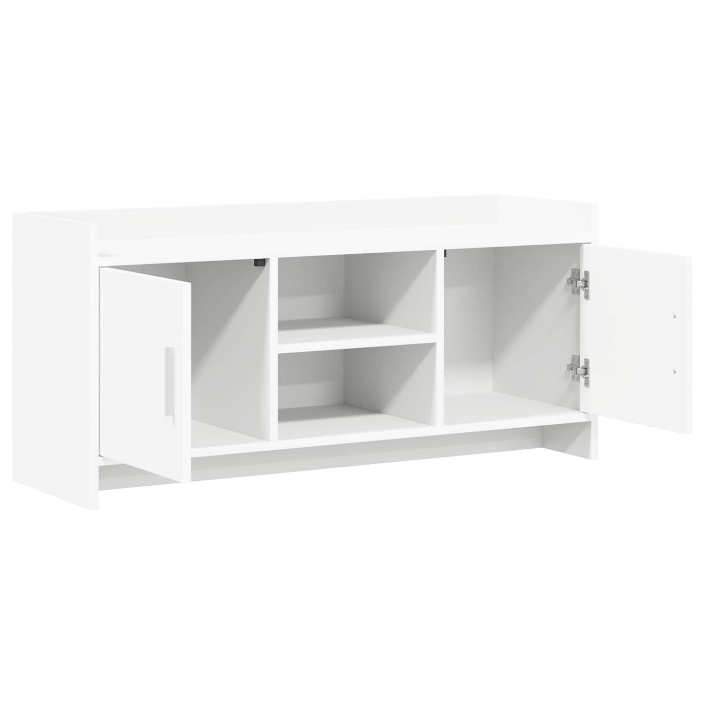 TV Cabinet 102 x 33 x 47 cm White Engineered Wood