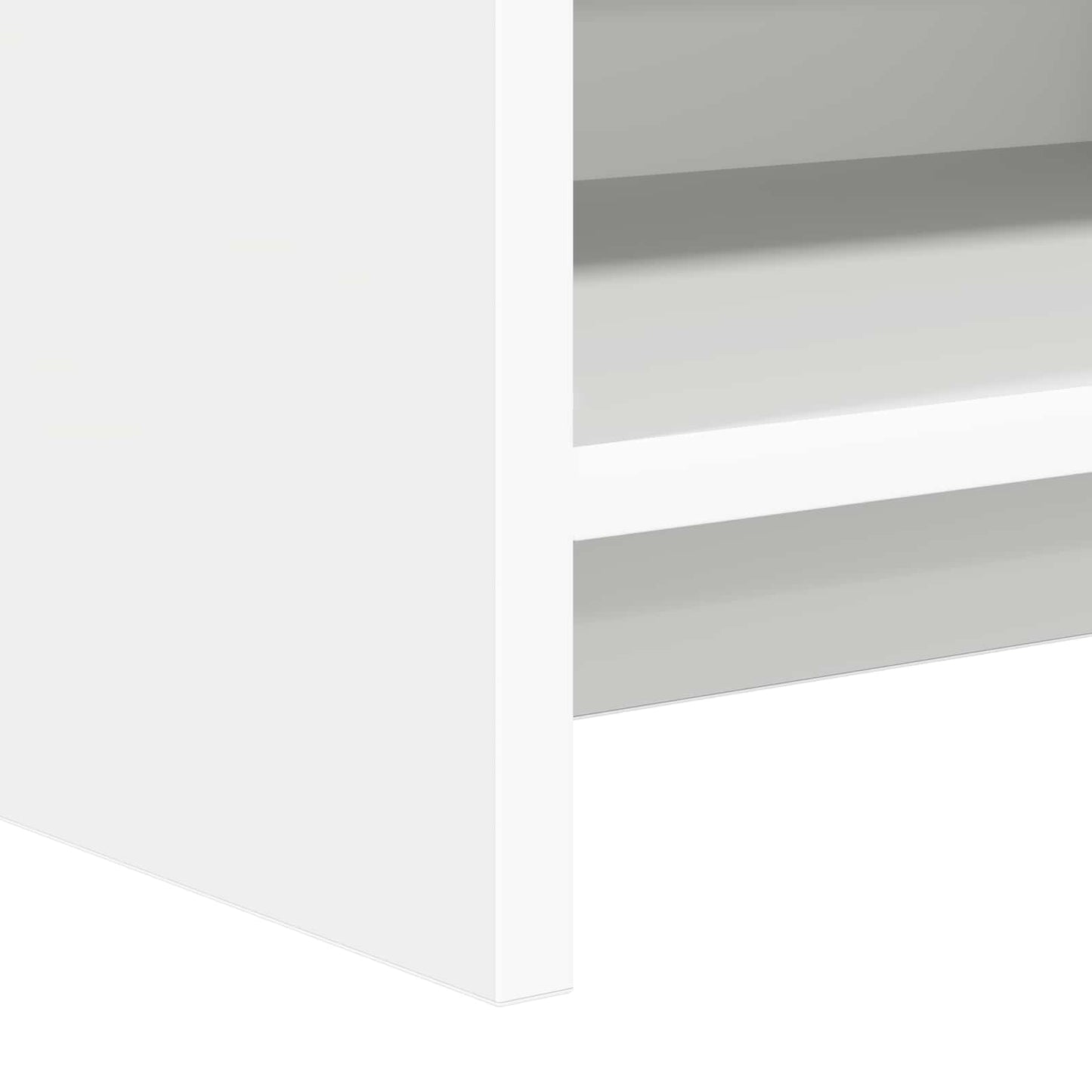 TV Cabinet 100 x 33 x 47 cm White Engineered Wood