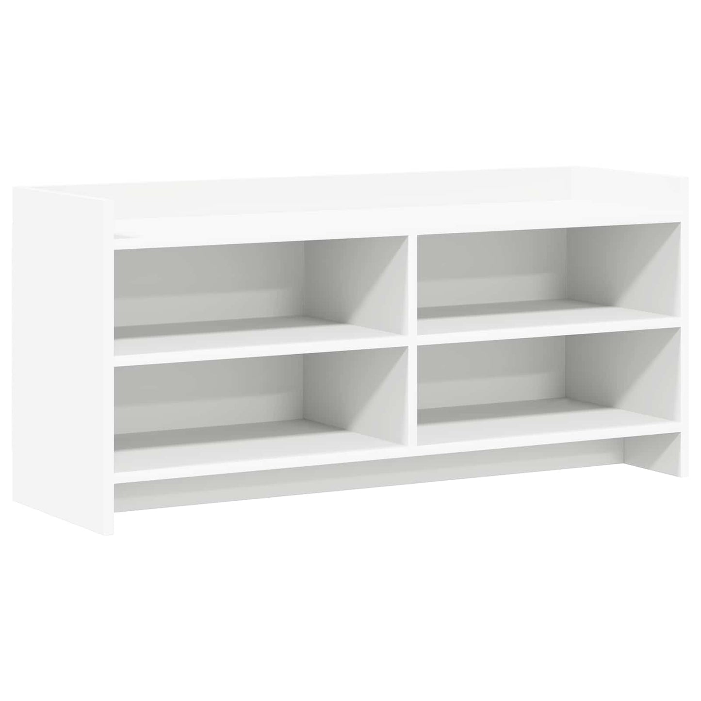TV Cabinet 100 x 33 x 47 cm White Engineered Wood