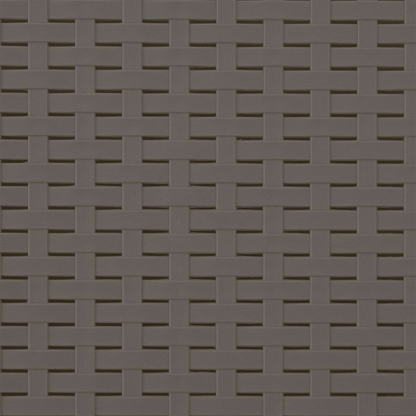 1-Seater Garden Sofa Rattan Look PP Light Grey