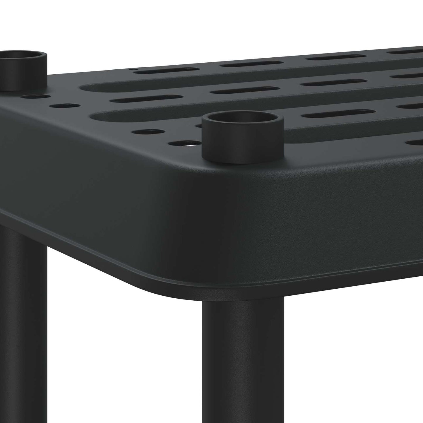 Shelving Unit 2-Tier 100 x 40 x 55.5 cm PP Anthracite