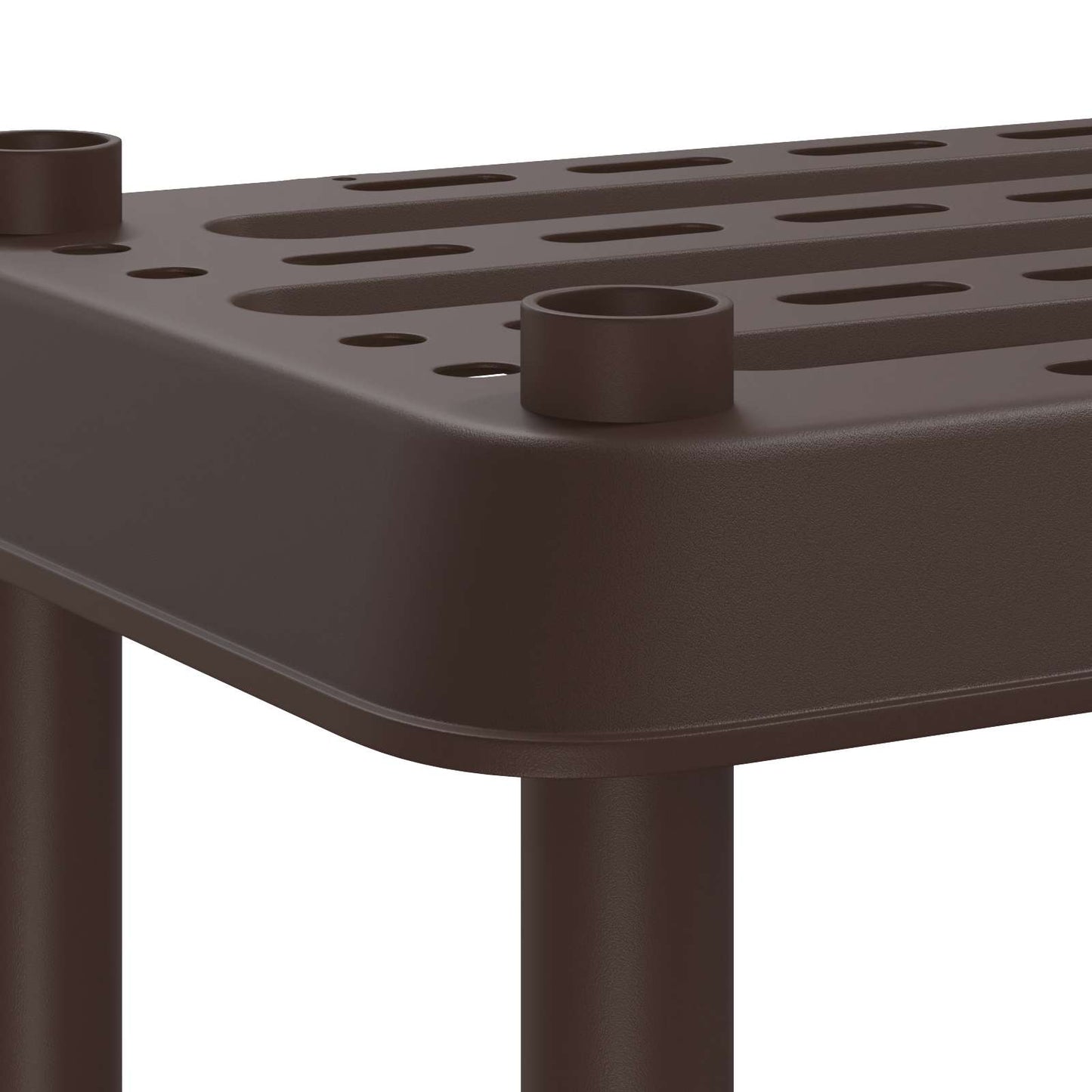 Shelving Unit 2-Tier 100 x 40 x 55.5 cm PP Brown