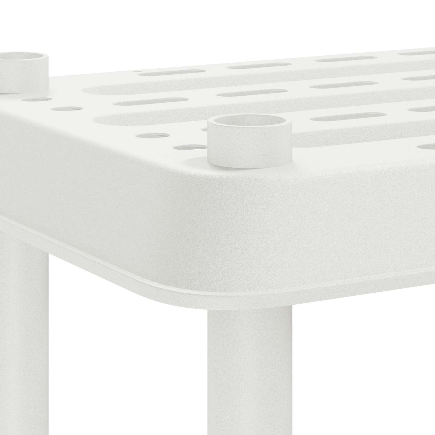Shelving Unit 3-Tier 100 x 40 x 96 cm PP White