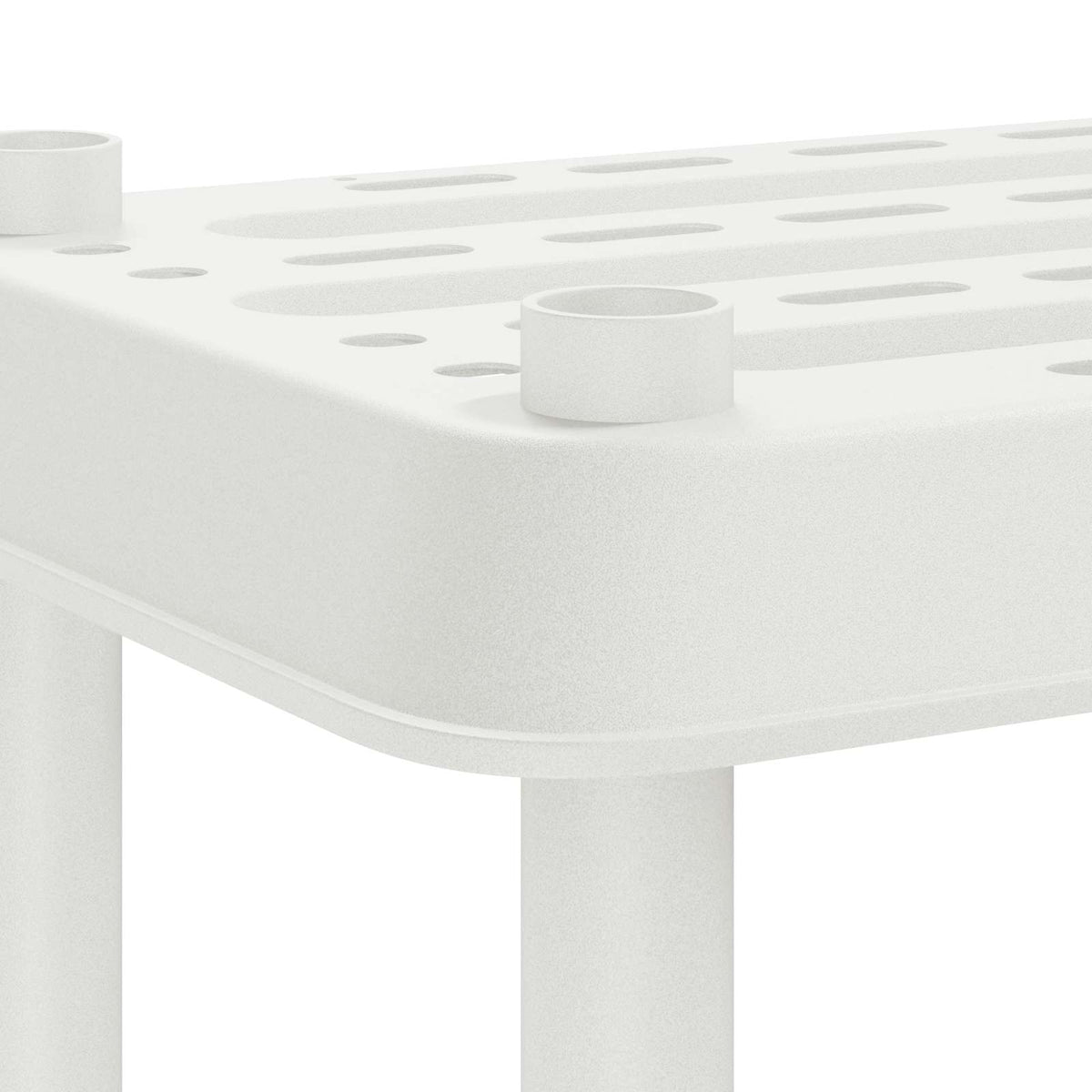 Shelving Unit 5-Tier 100 x 40 x 177 cm PP White