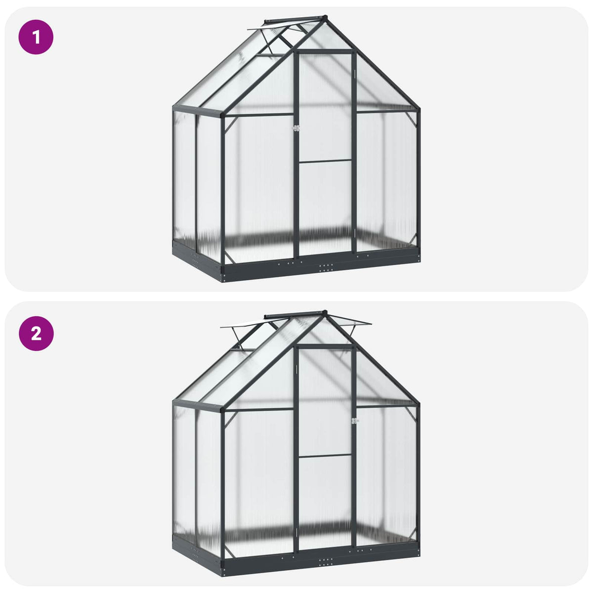 Garden Greenhouse 185 x 123 x 207 cm