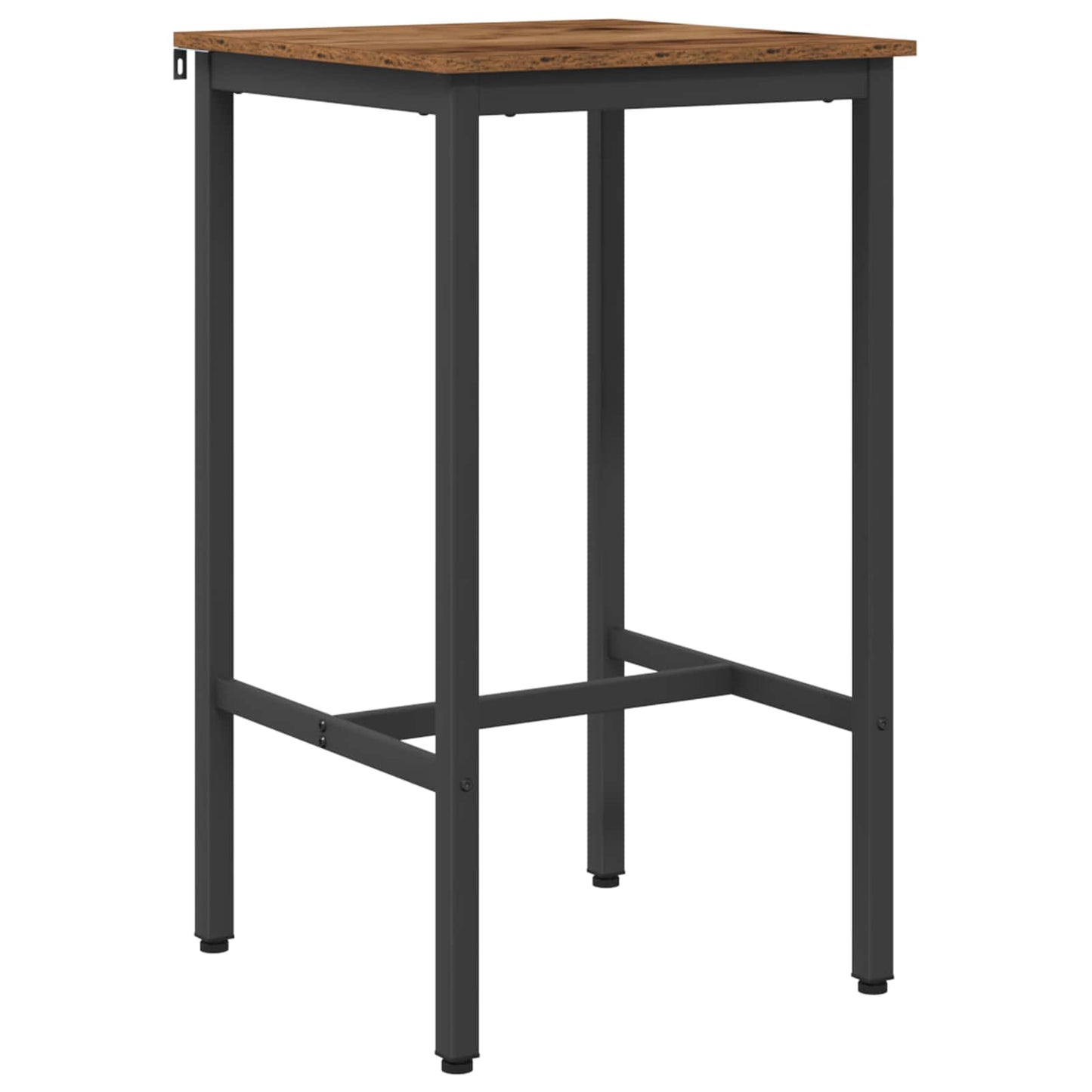 Bar Table 52 x 52 x 110 cm Engineered Wood Old Wood Rectangular