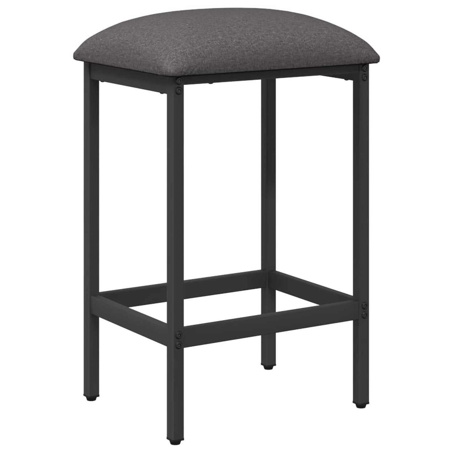 Bar Stool 2 pcs Light Grey 40 x 32 x 64 cm Engineered Wood