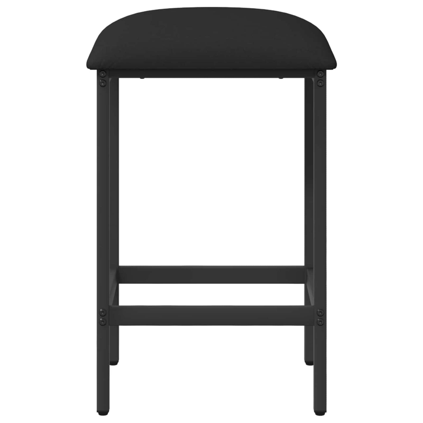 Bar Stool 2 pcs Black 40 x 32 x 74 cm Engineered Wood
