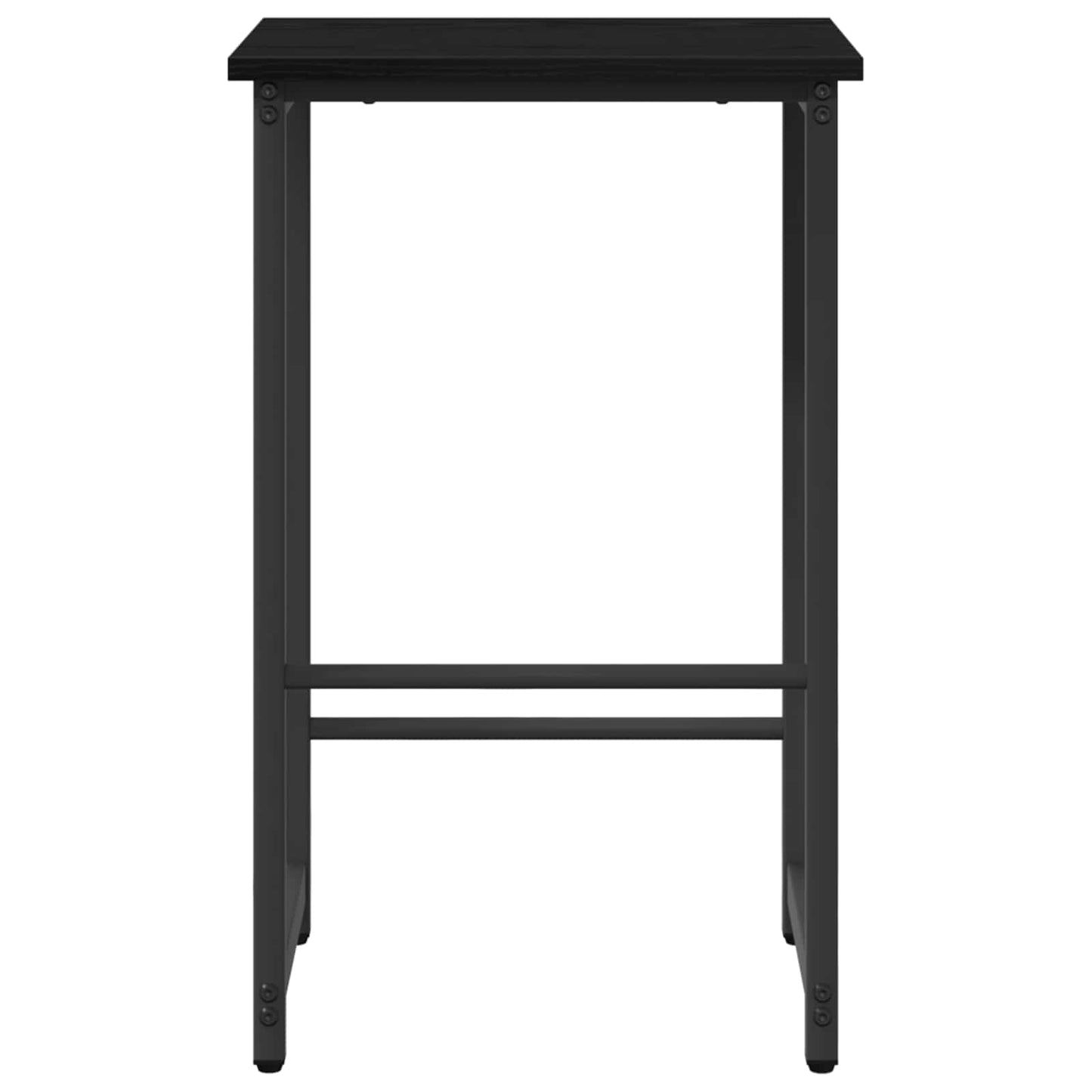 Bar Stool Black Oak 40 x 32 x 64 cm Engineered Wood